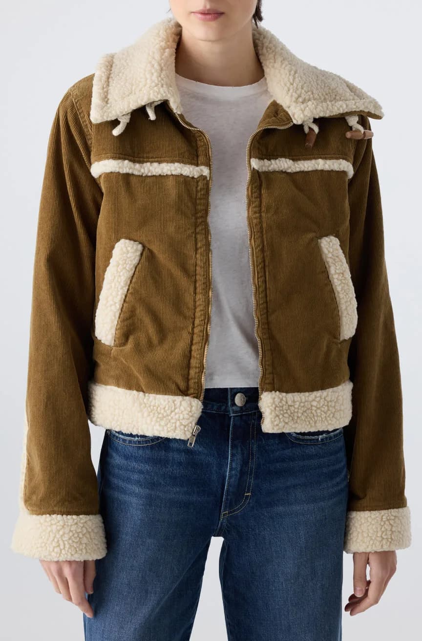 Betty Cord Shearling Jacket