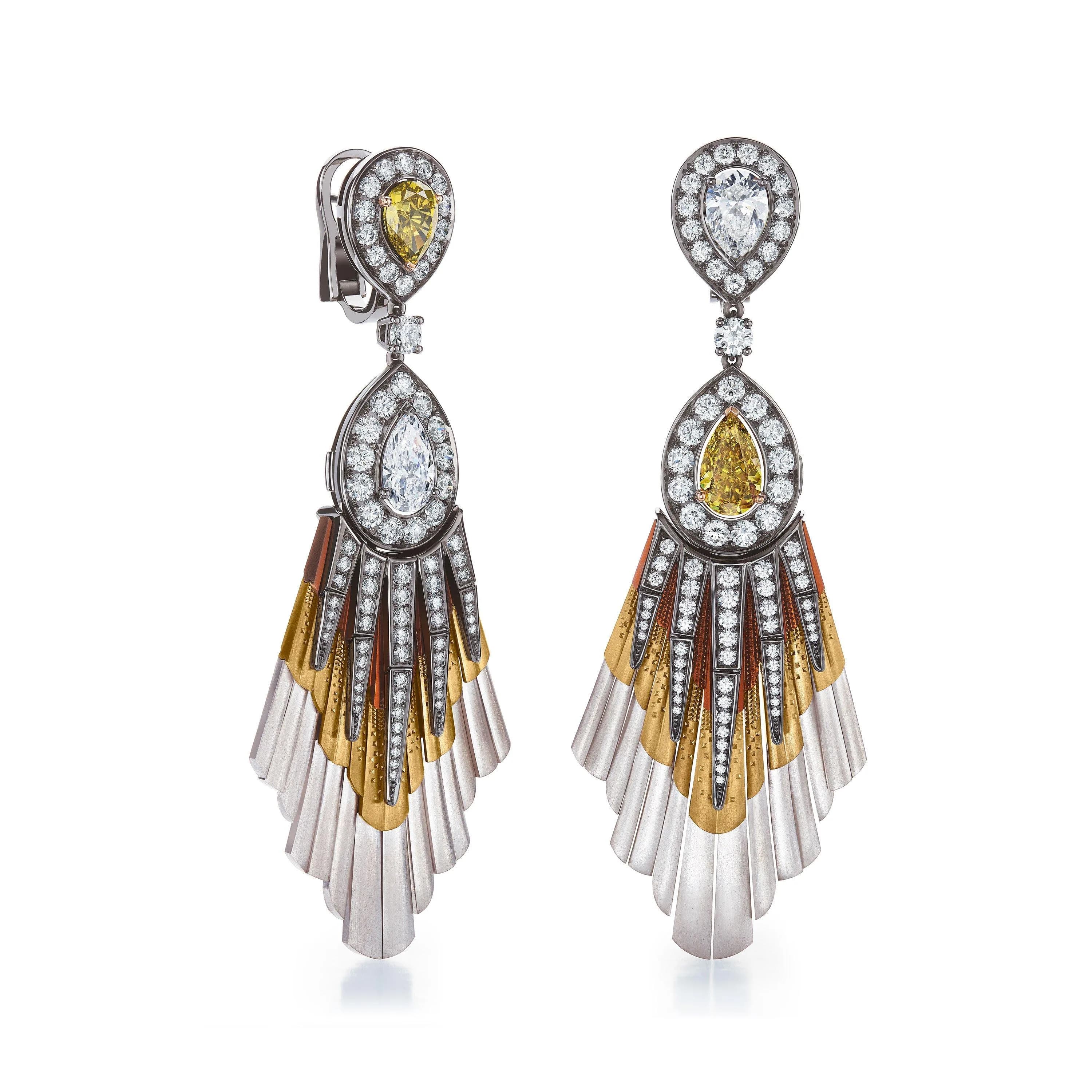 Light Rays Fringe Earrings