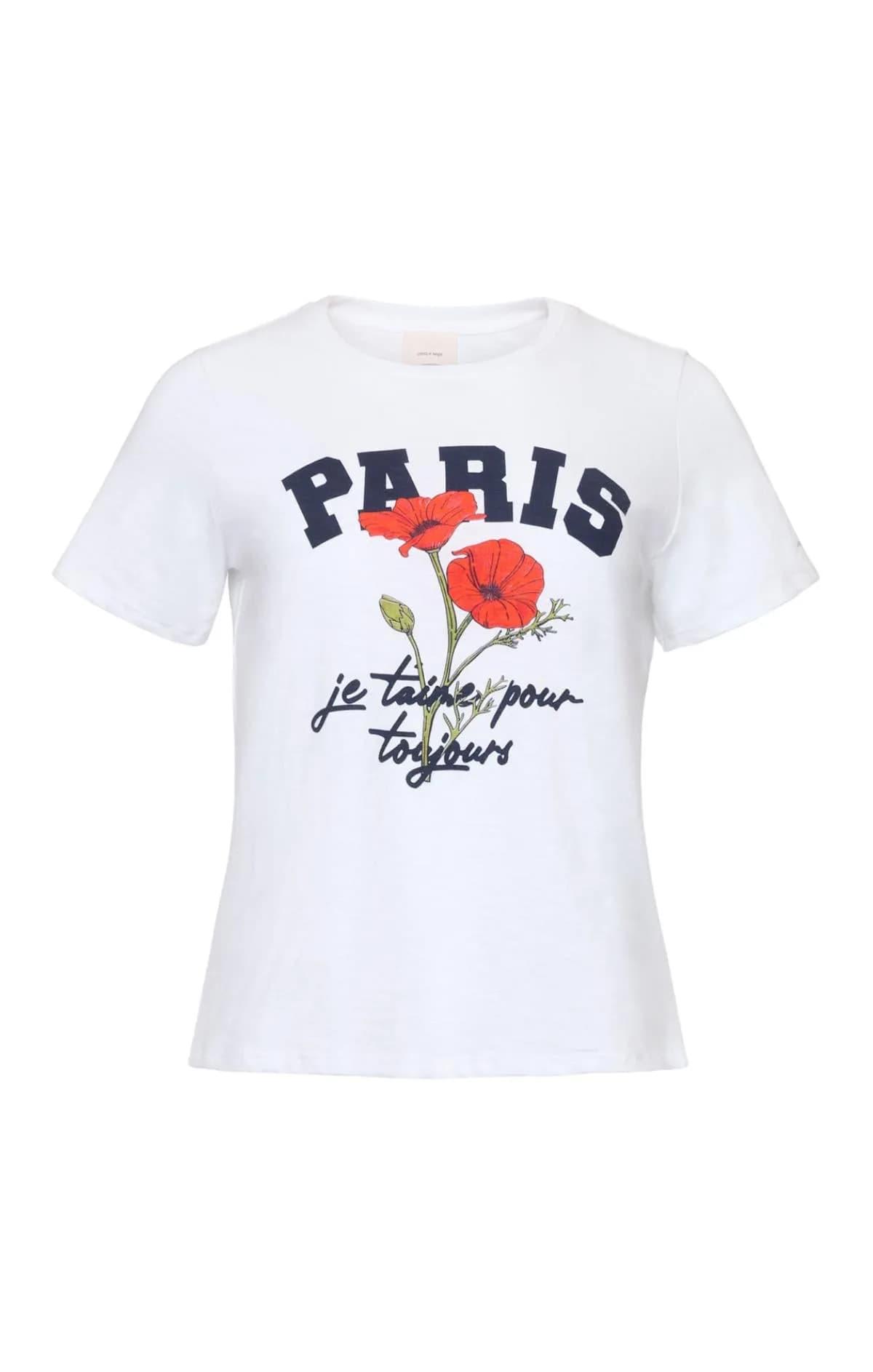 Paris Poppies Shrunken Tee