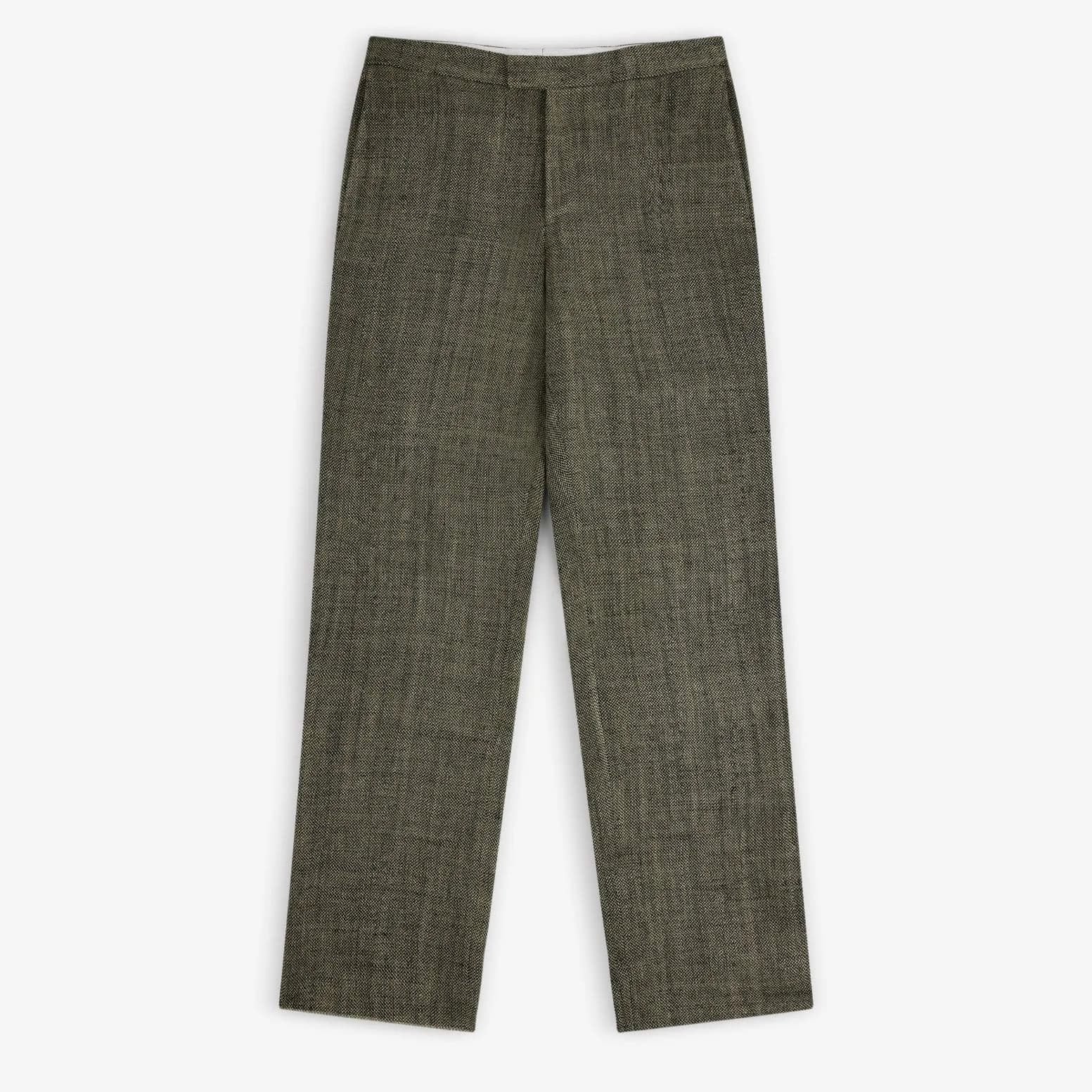 Yarn Dyed Linen Suit Trouser