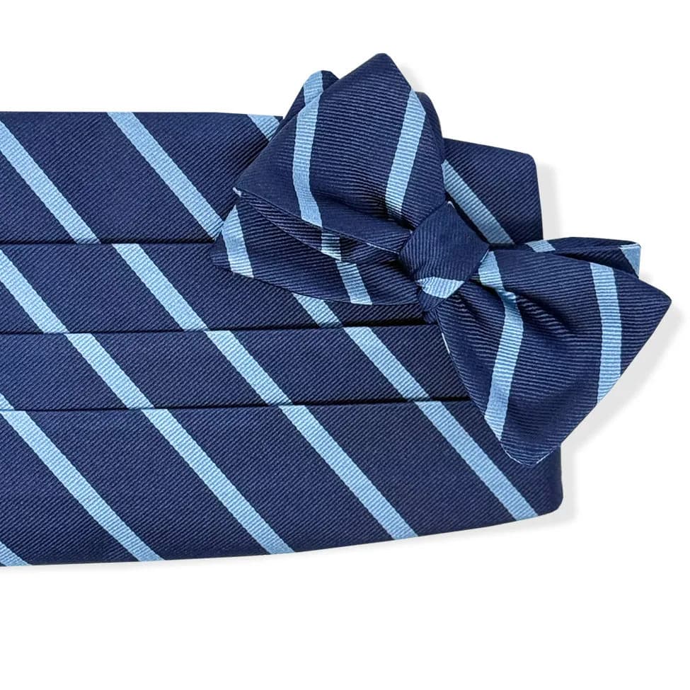Stowe: Cummerbund Set - Navy/Blue