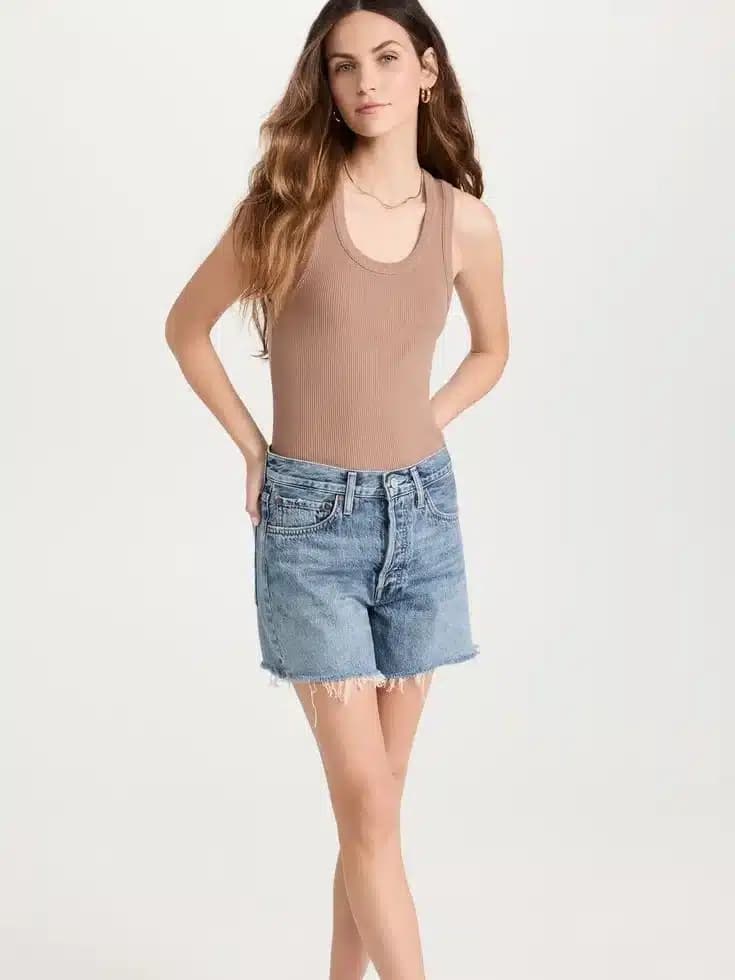 Agolde Denim Parker Shorts