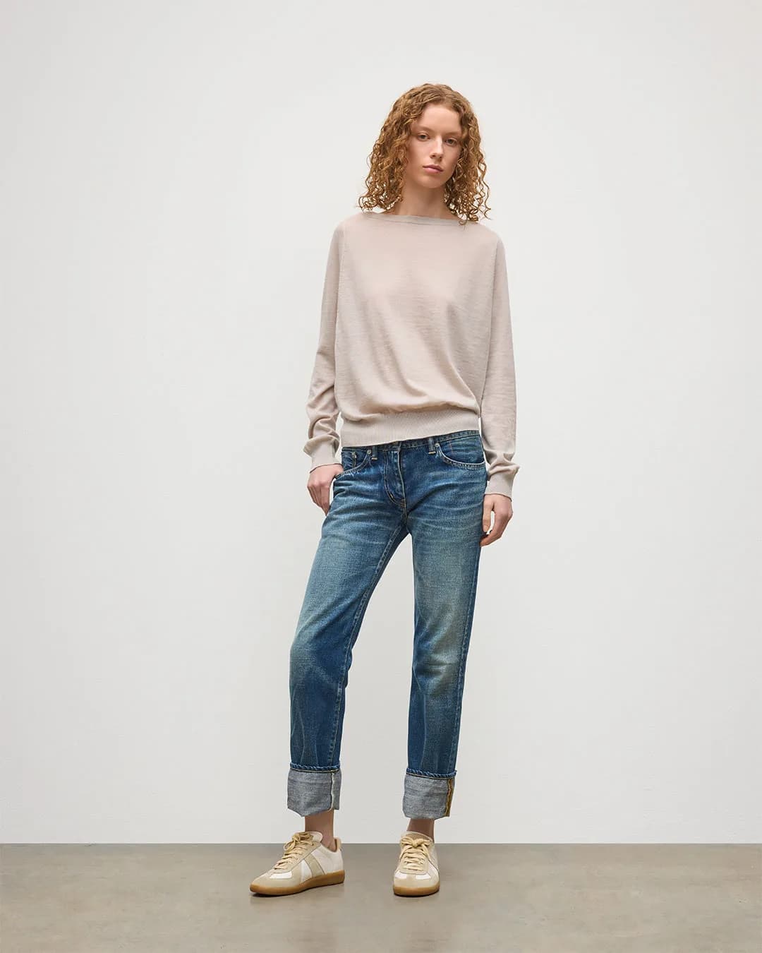 Finola Cream Superfine Cashmere Jumper