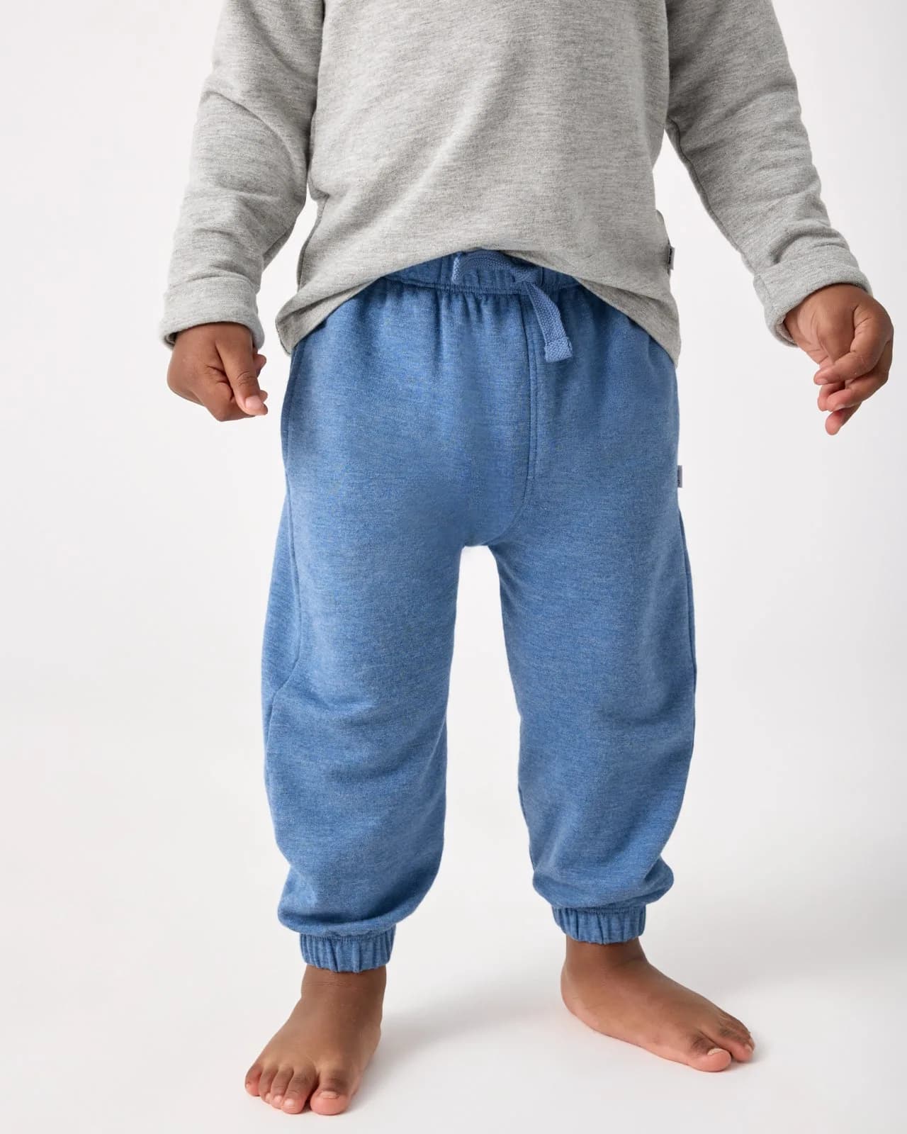 Heather Blue Relaxed Jogger