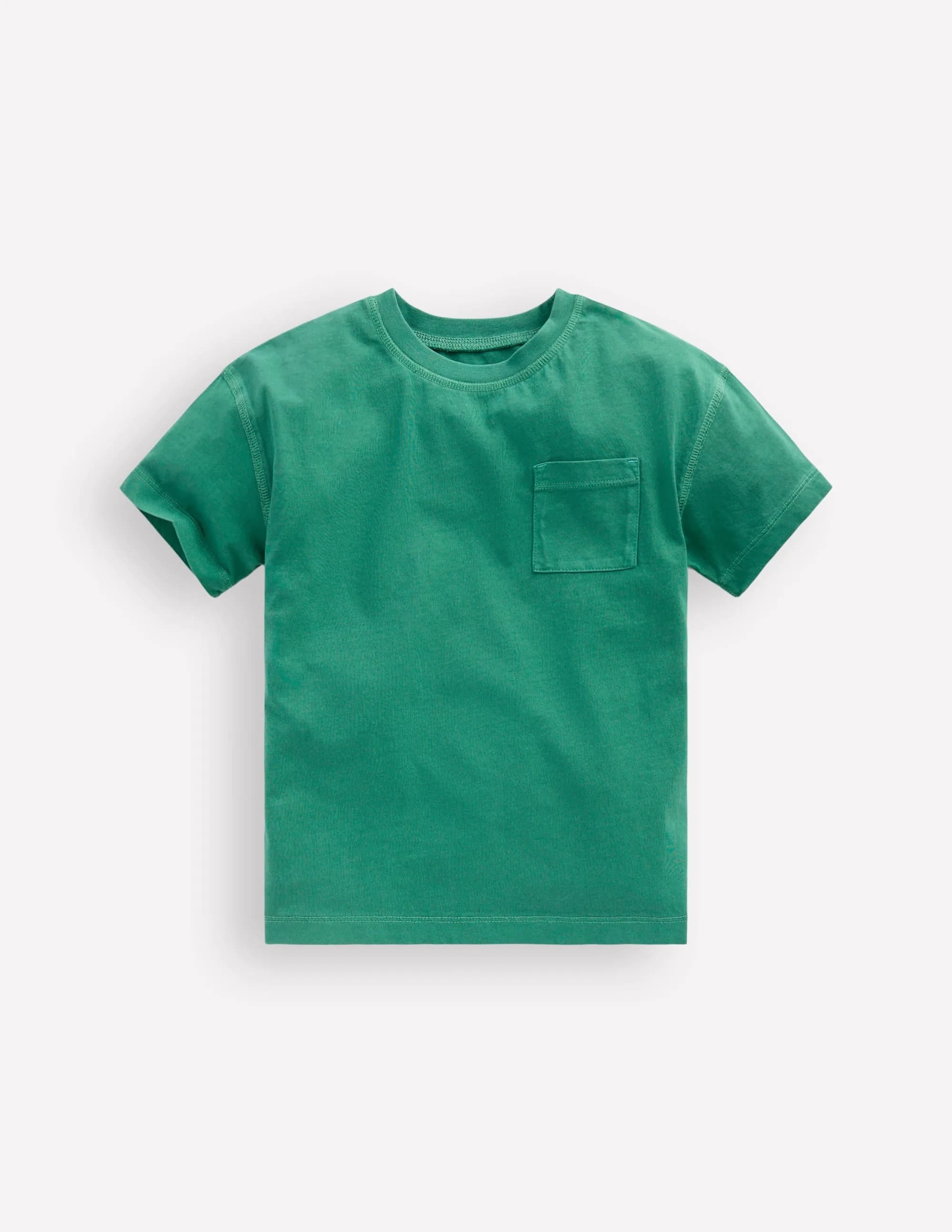 Garment Dye Relaxed T-shirt-spruce Green