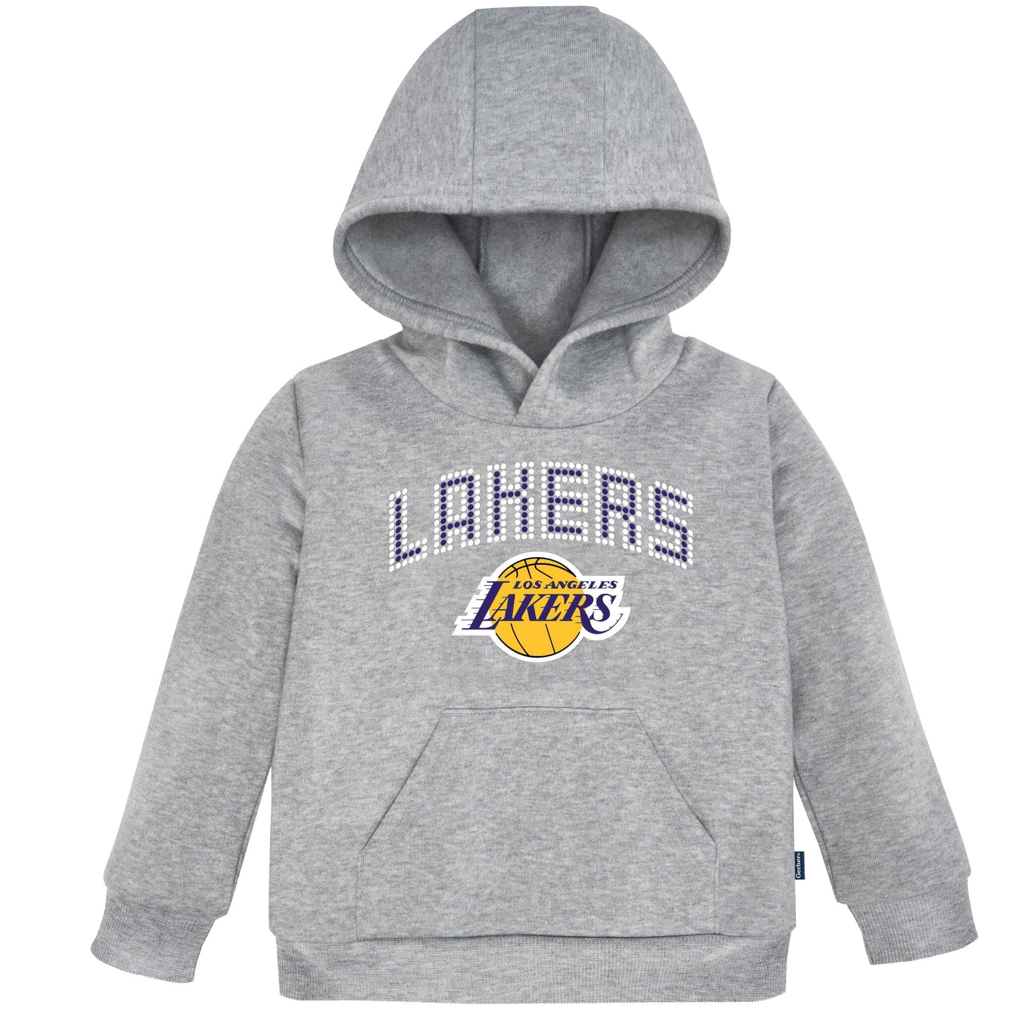 Infant & Toddler Neutral Gray Los Angeles Lakers Hoodie