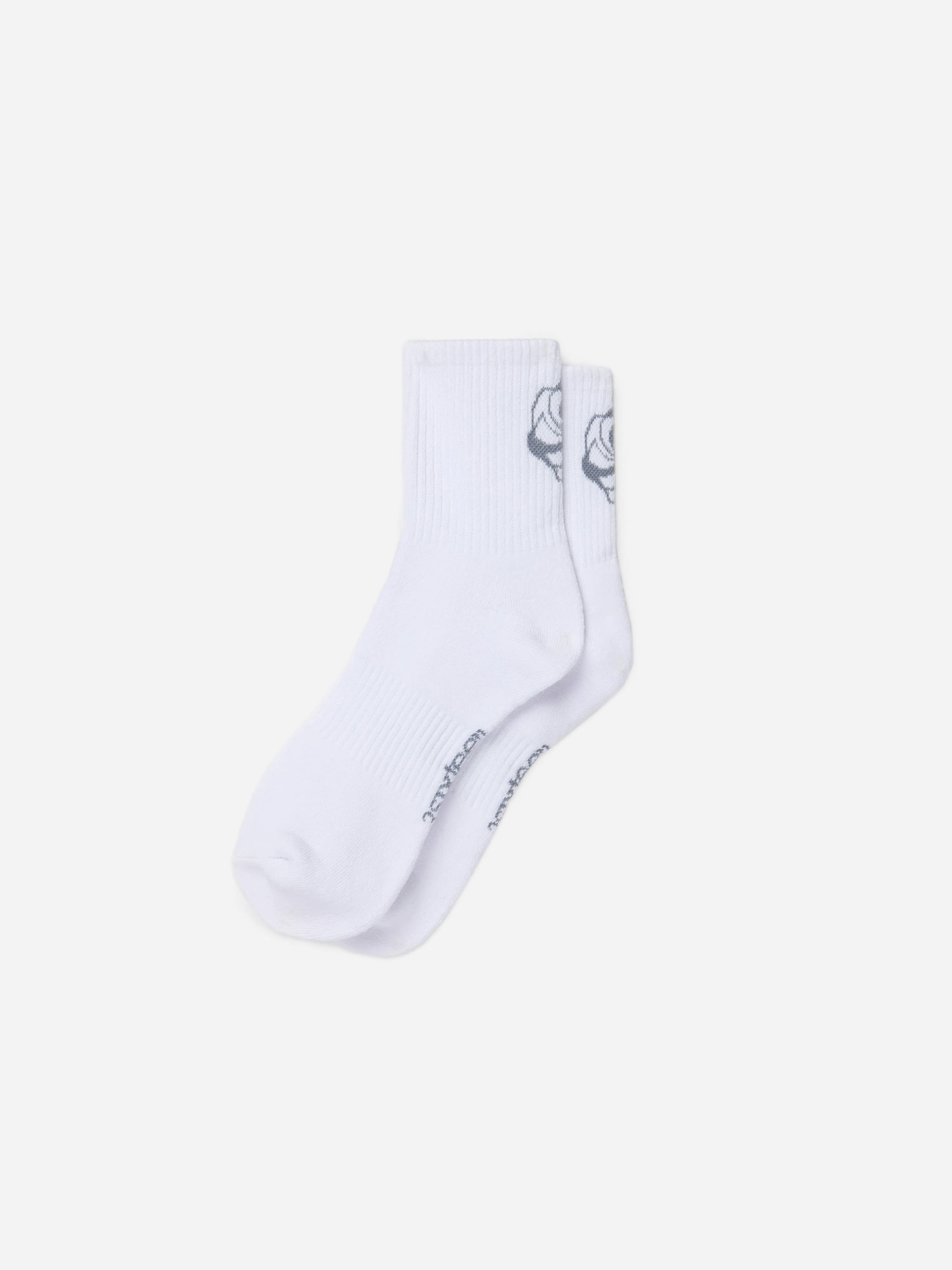 Athletic Quarter Sock ~ White