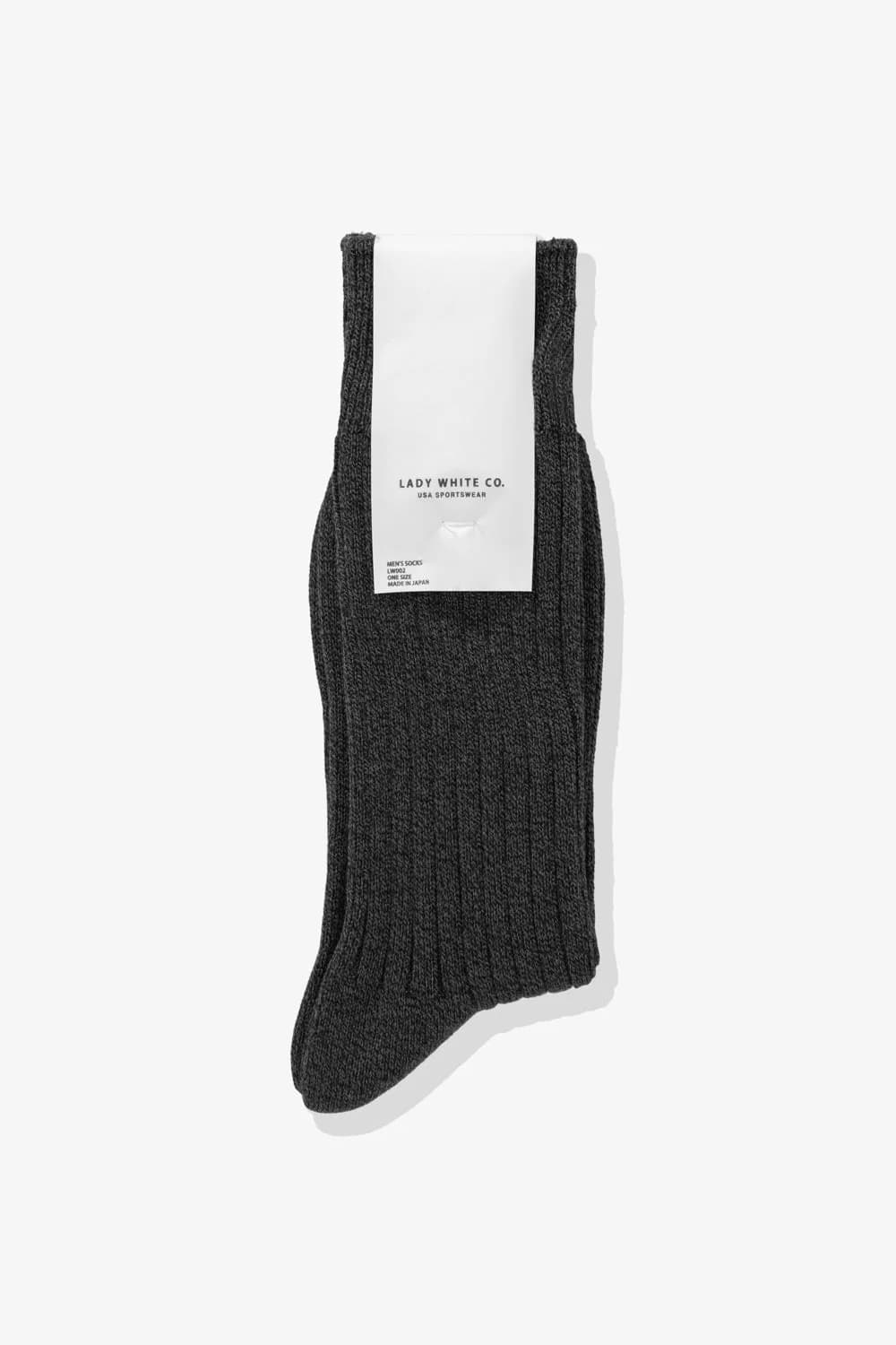 C SOCK - BLACK MELANGE