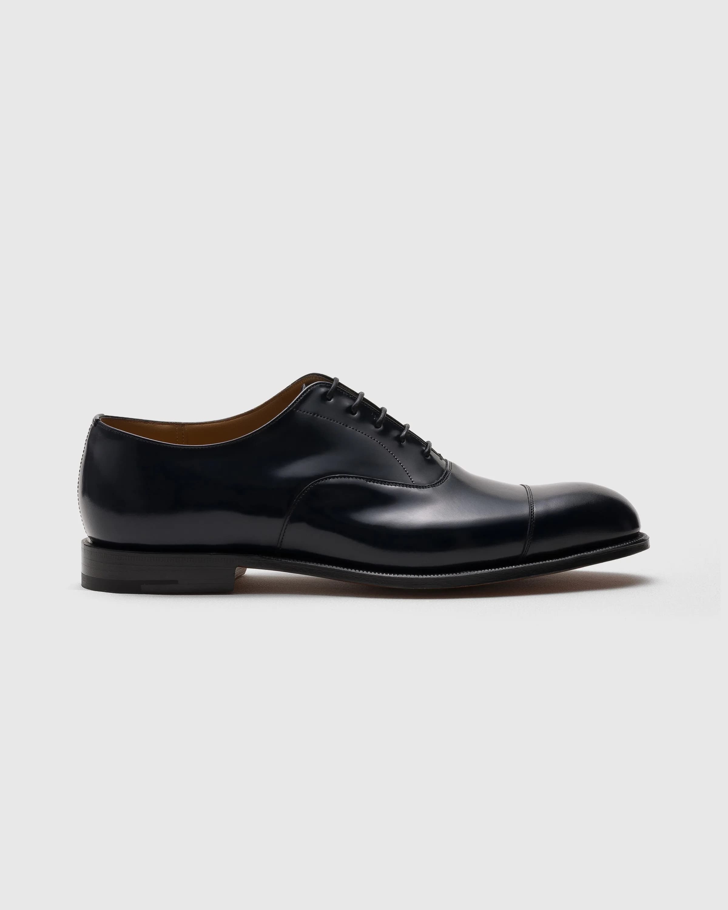 Polished Fumé Leather Oxford