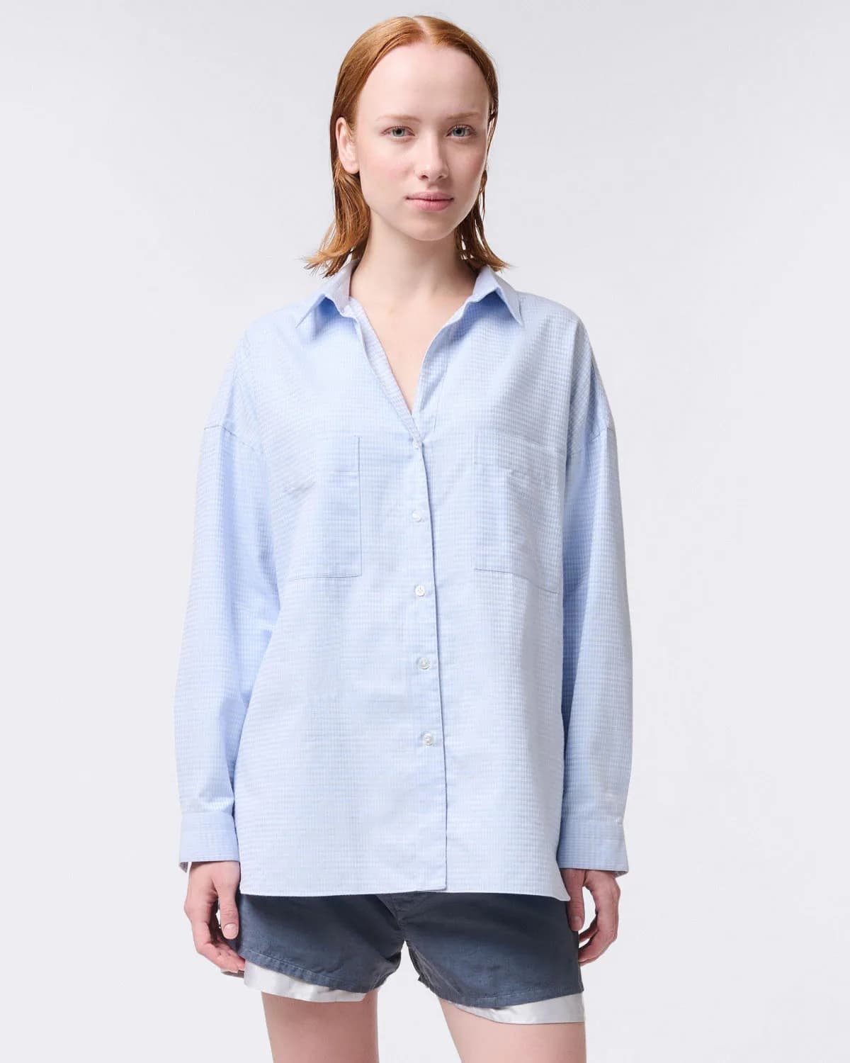 Women's Shirt Sonia Cotton and Silk. Carlo Riva Fabric