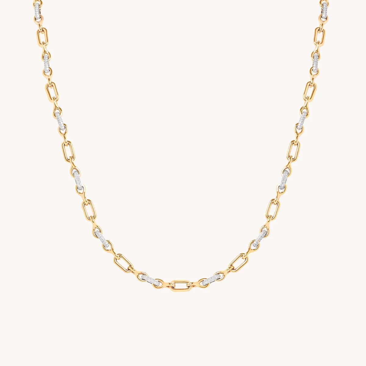 Pavé Chain Link Necklace