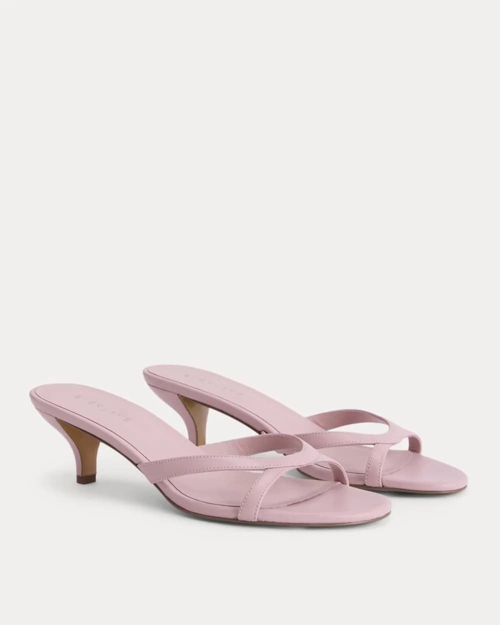 Sculpted Heel Sandal | Pale Mauve
