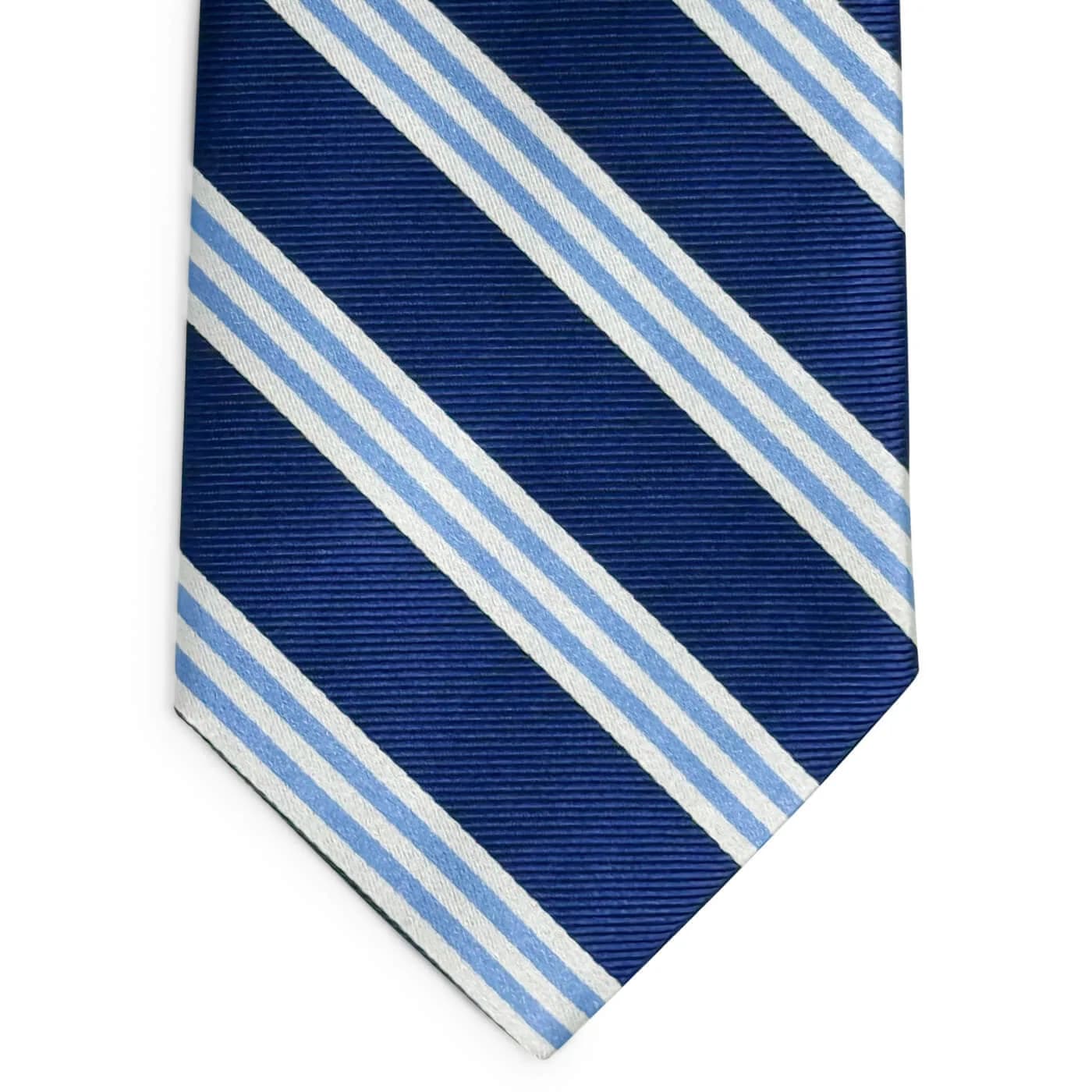 On Air Stripe Tie - Navy/Blue