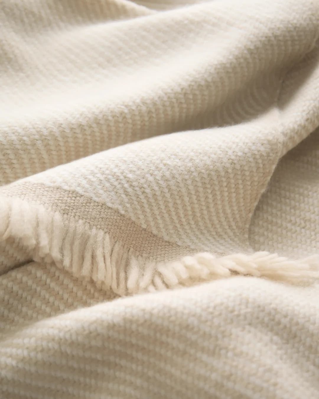 Two-Tone Alpaca Blanket