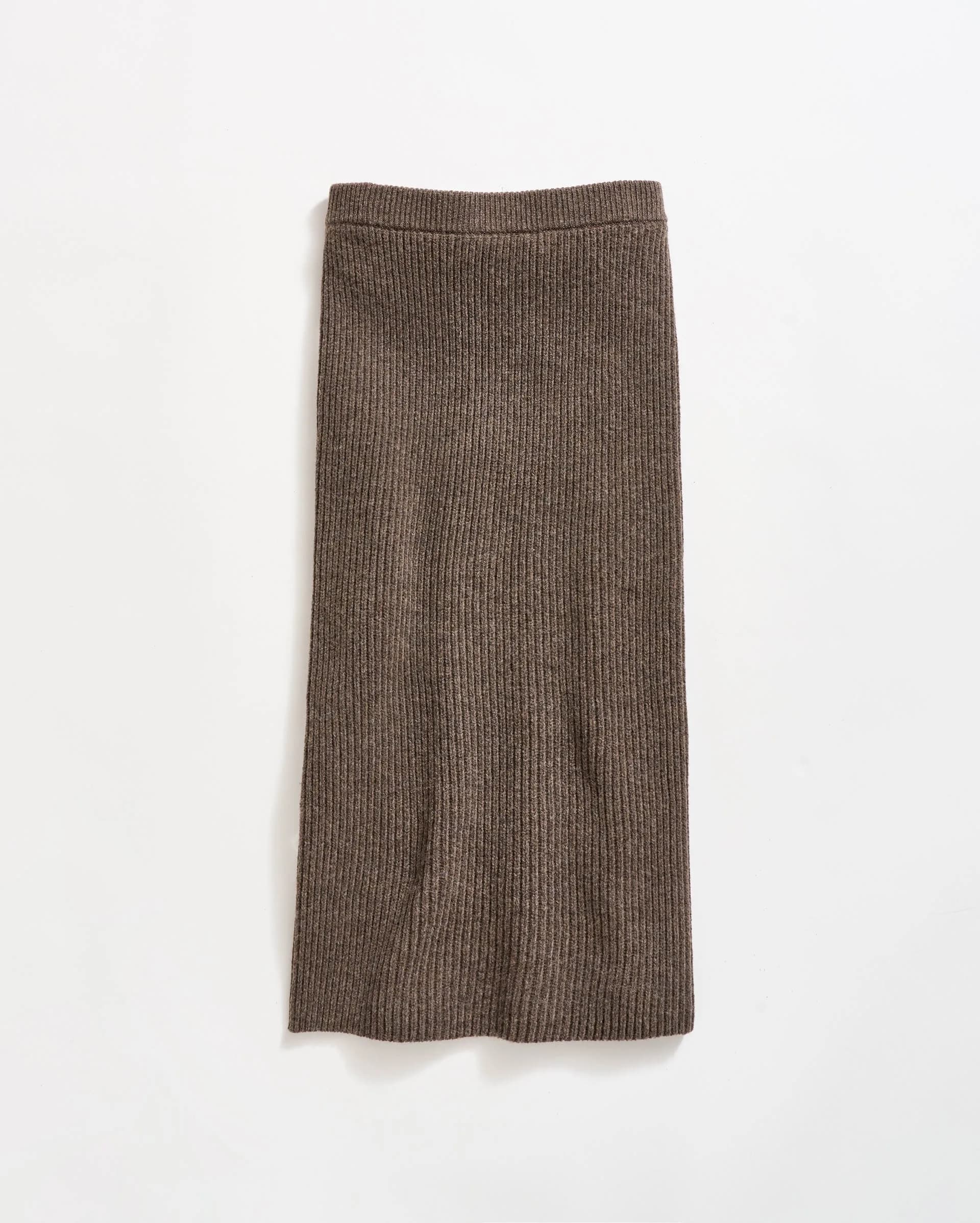 Straight Rib Sweater Skirt
