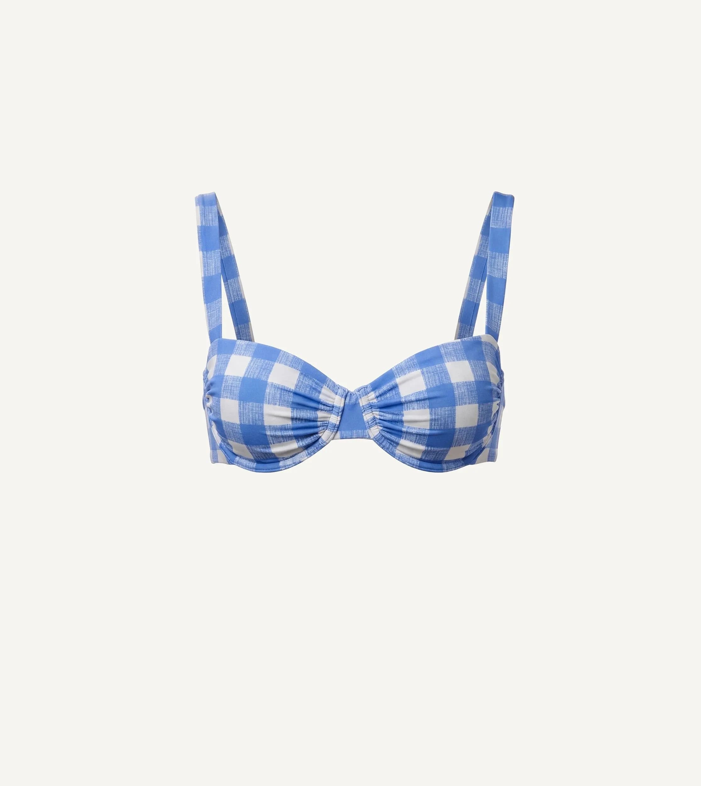 Beckett Top | Blue Bonnet Gingham