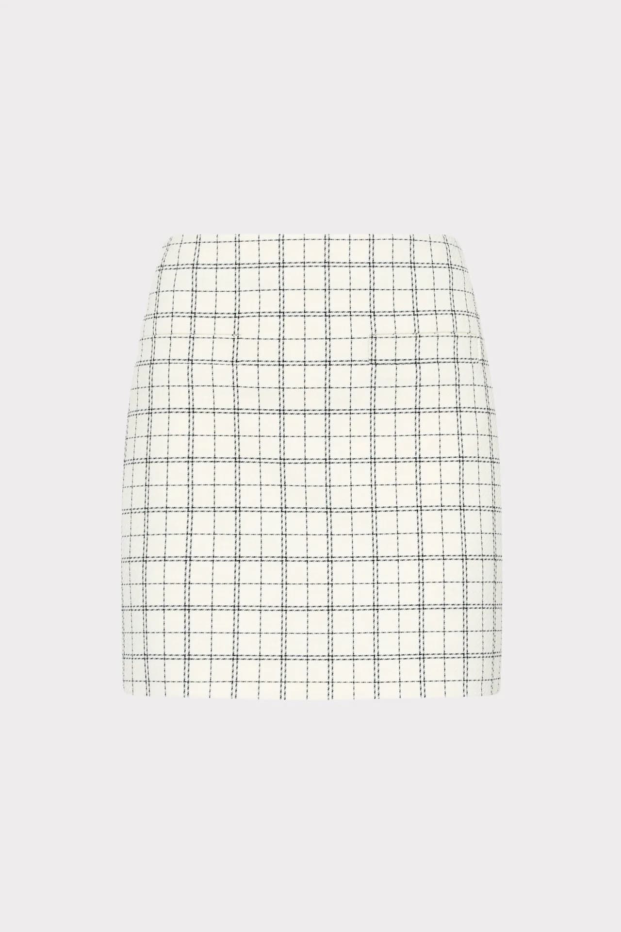 Modern Mini Plaid Skirt