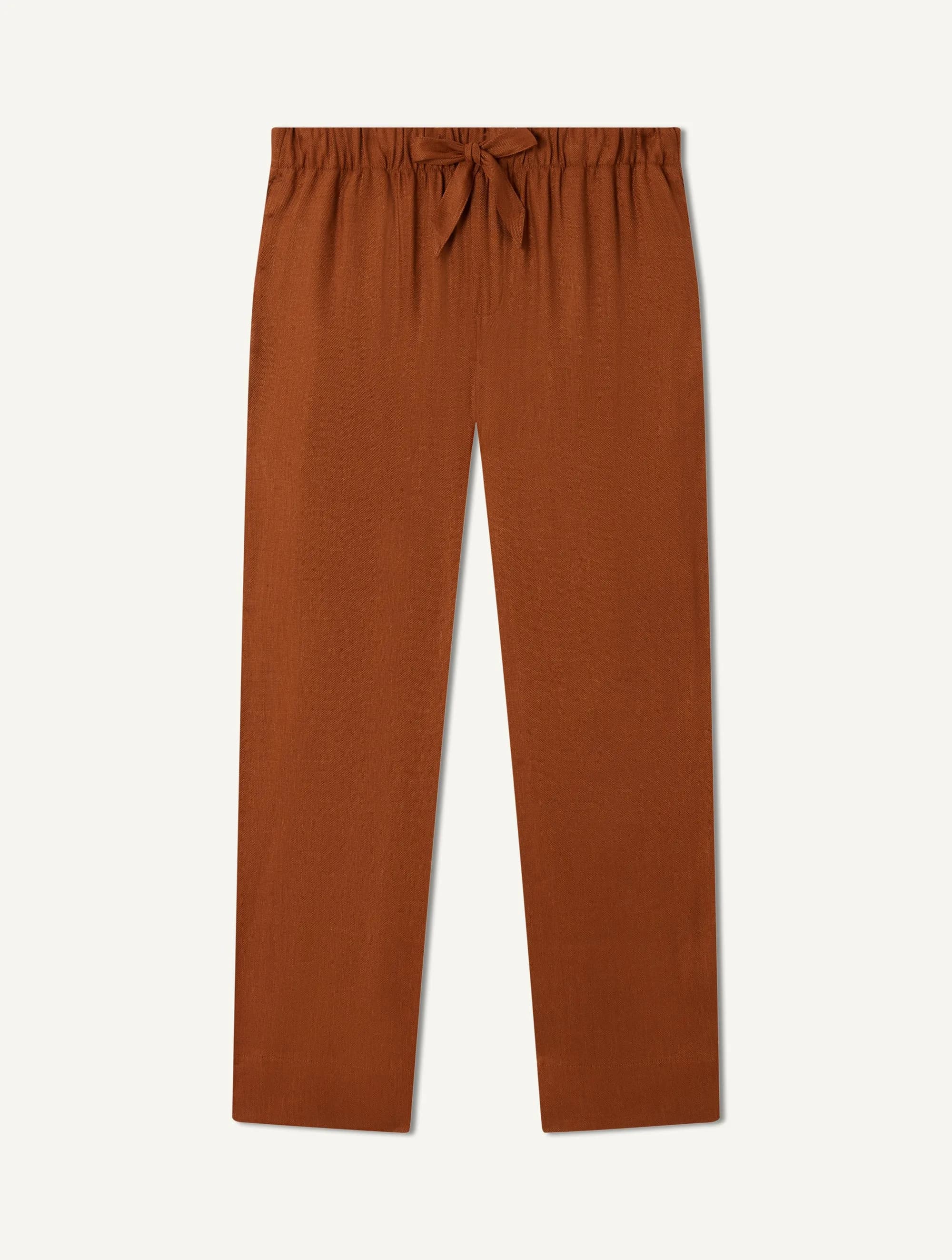 LUAN LINEN-BLEND TROUSERS