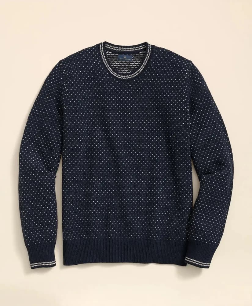 Merino-Wool Blend 1818 Dot Sweater