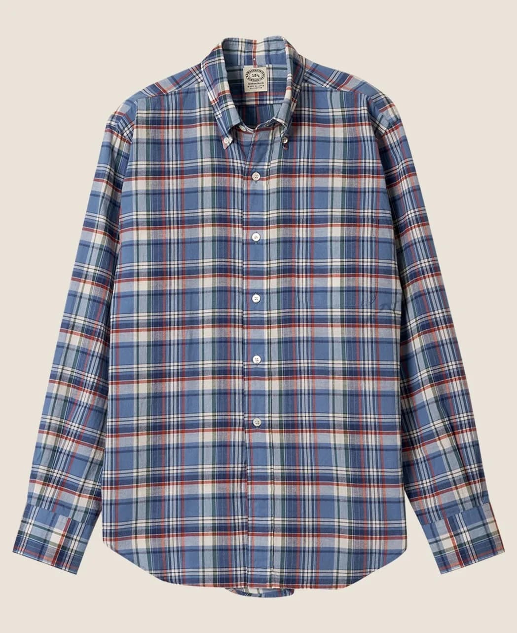 Vintage Ivy Organic Indian Cotton Madras Check Shirt