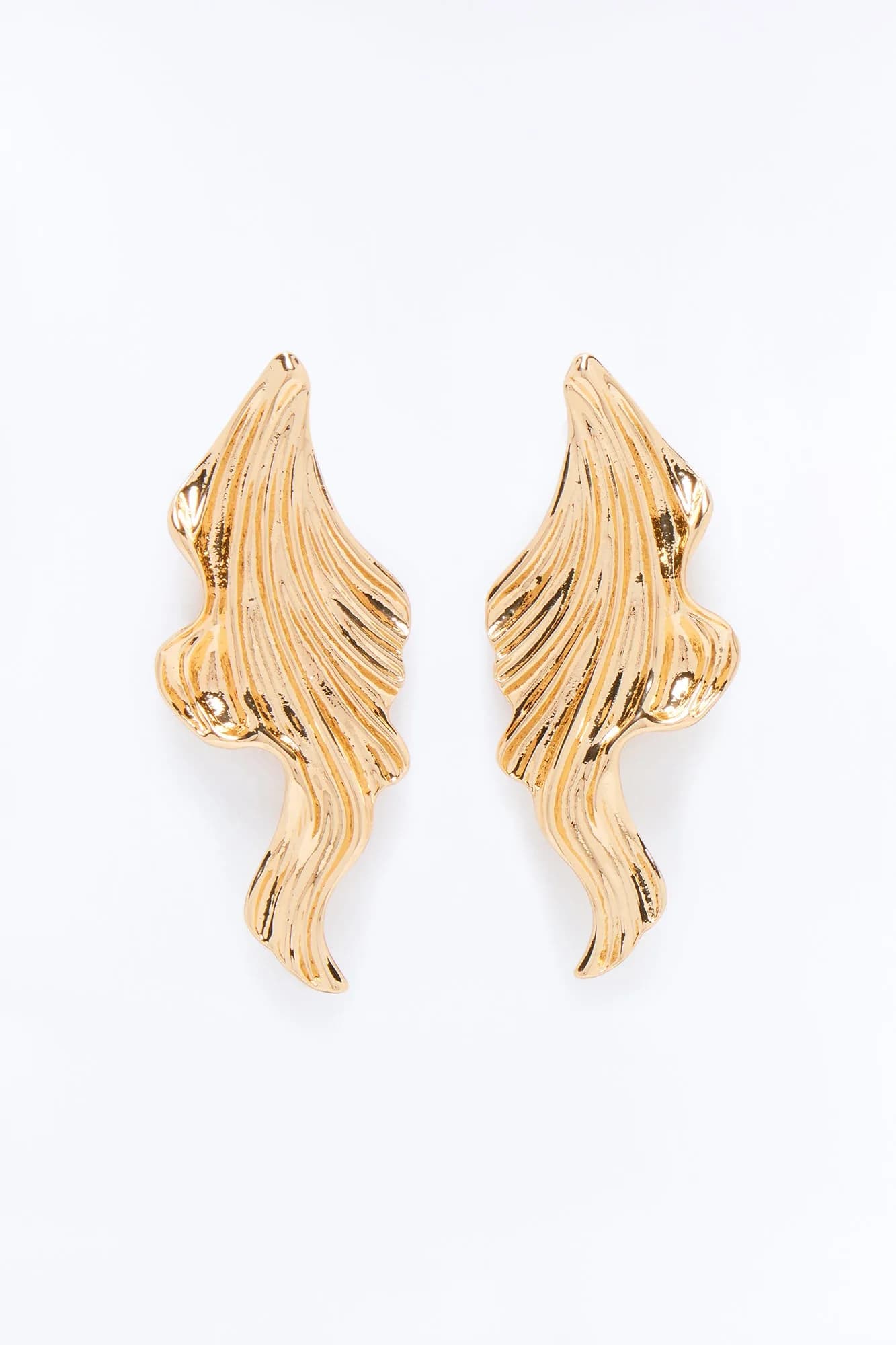 Abstract Wings Drop Earrings