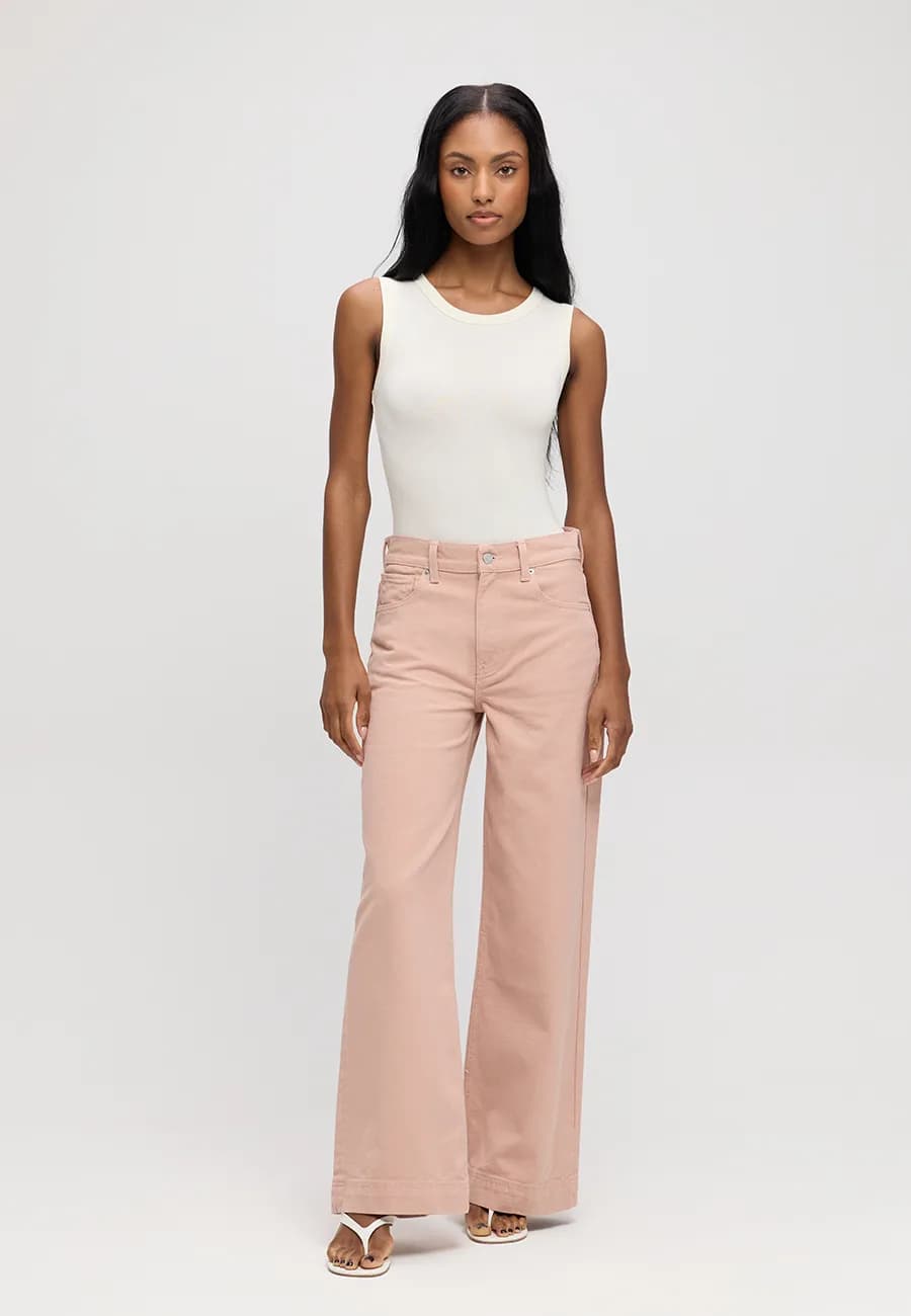 Devon Wide Leg Crop - Antler