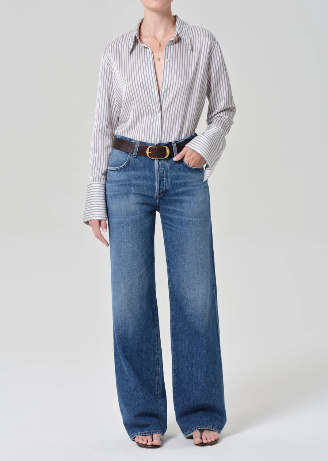 Annina Straight Leg 30" in Avant