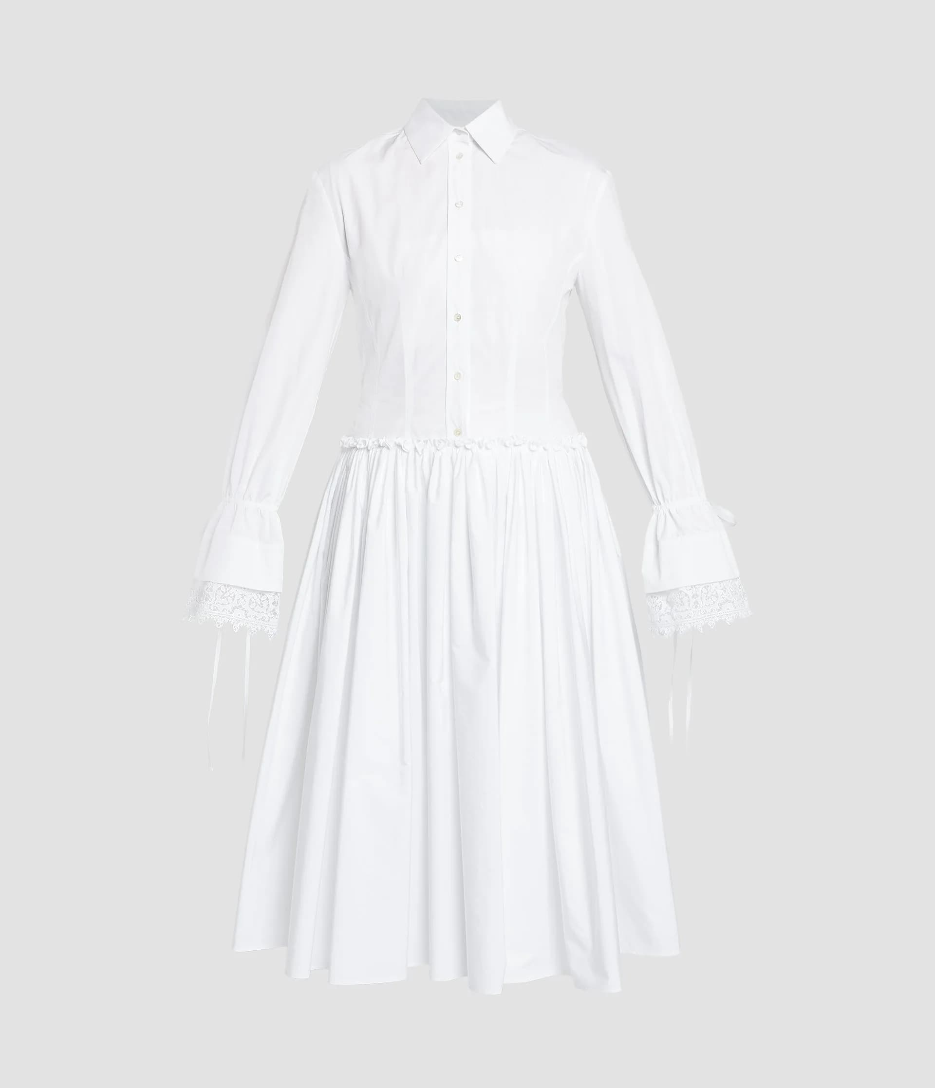 Cotton Poplin Shirt Dress