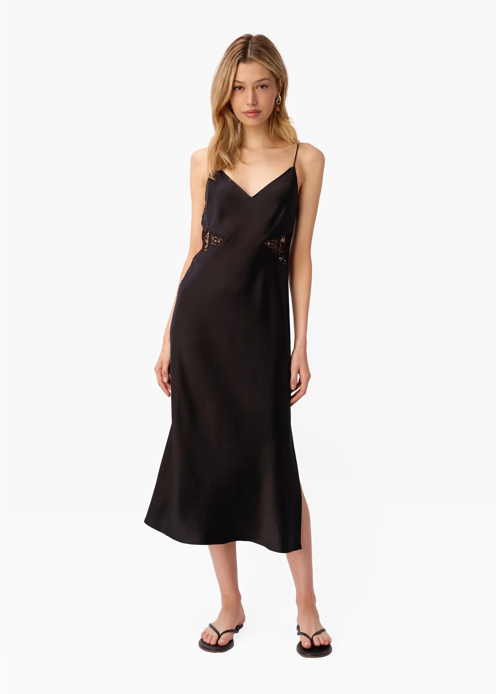 Carli Midi Dress Black