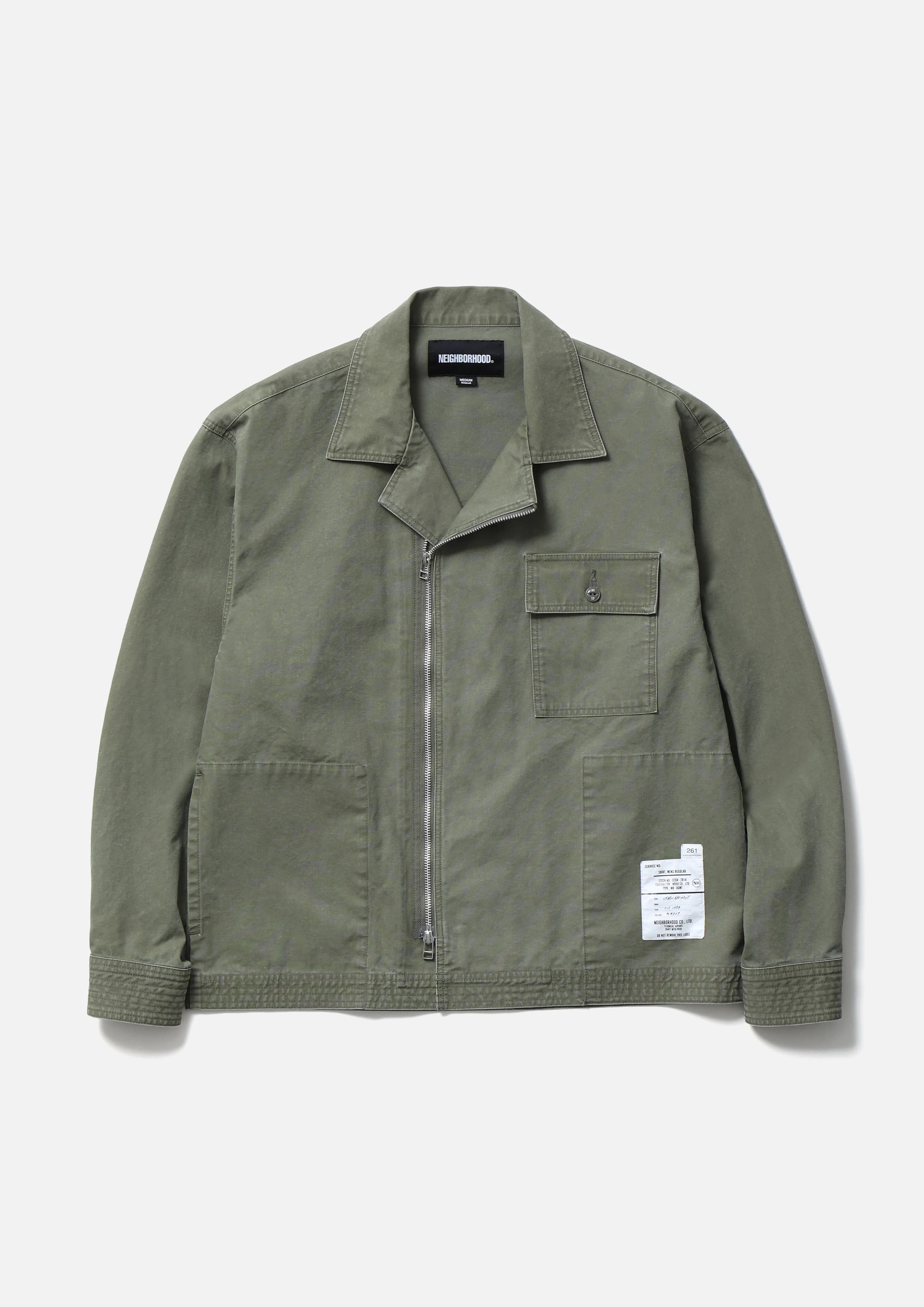 ZIP FIELD SHIRT LS