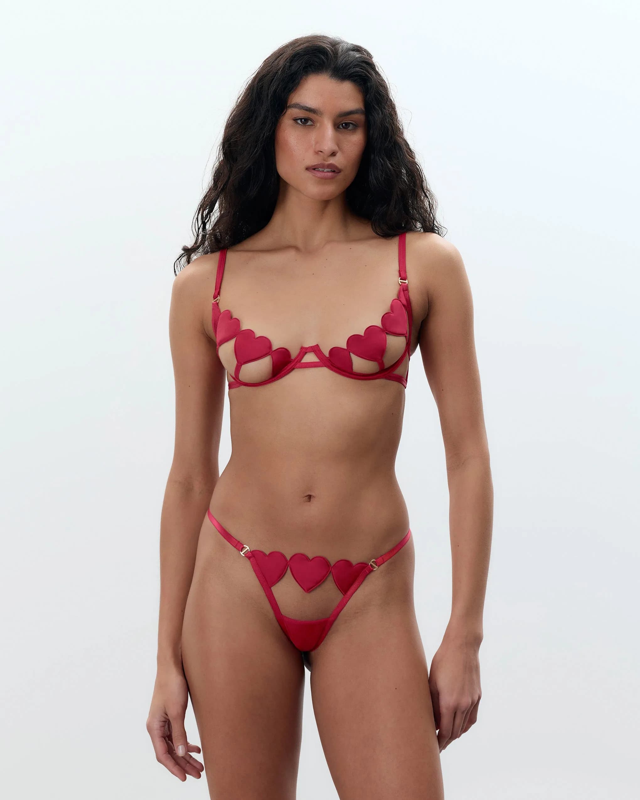 Gia Bra & Thong Set Virtual Pink