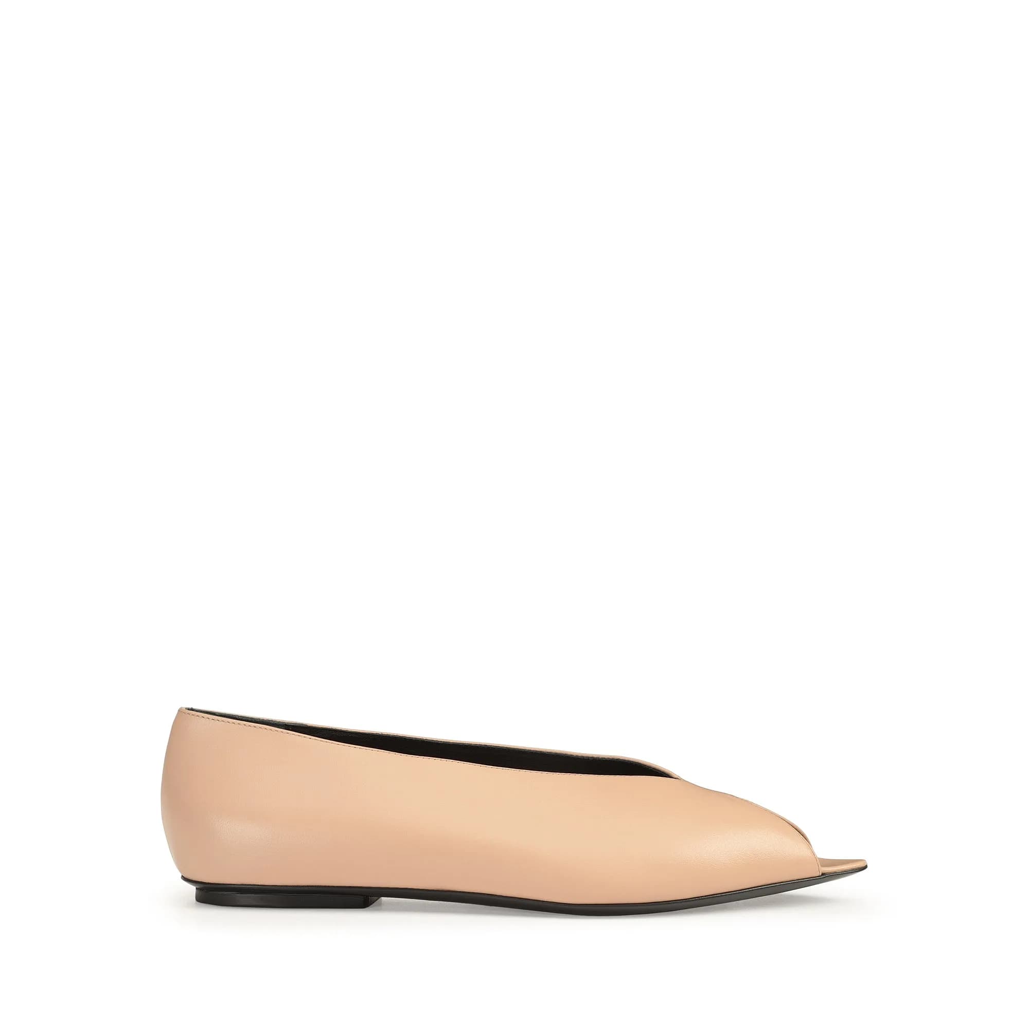 Beak Peep Toe Ballerina