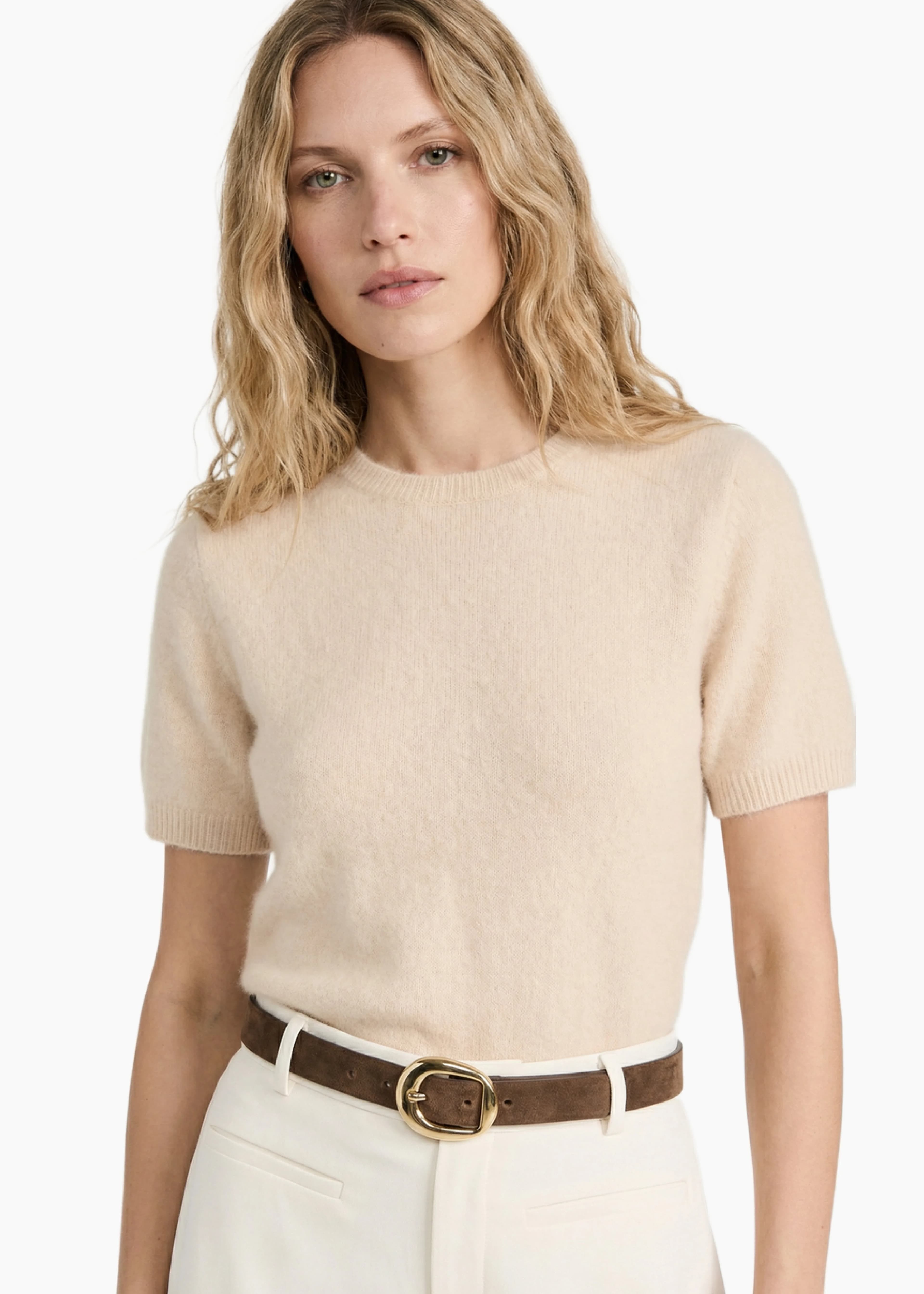 Eugeney Cashmere Top Macadamia
