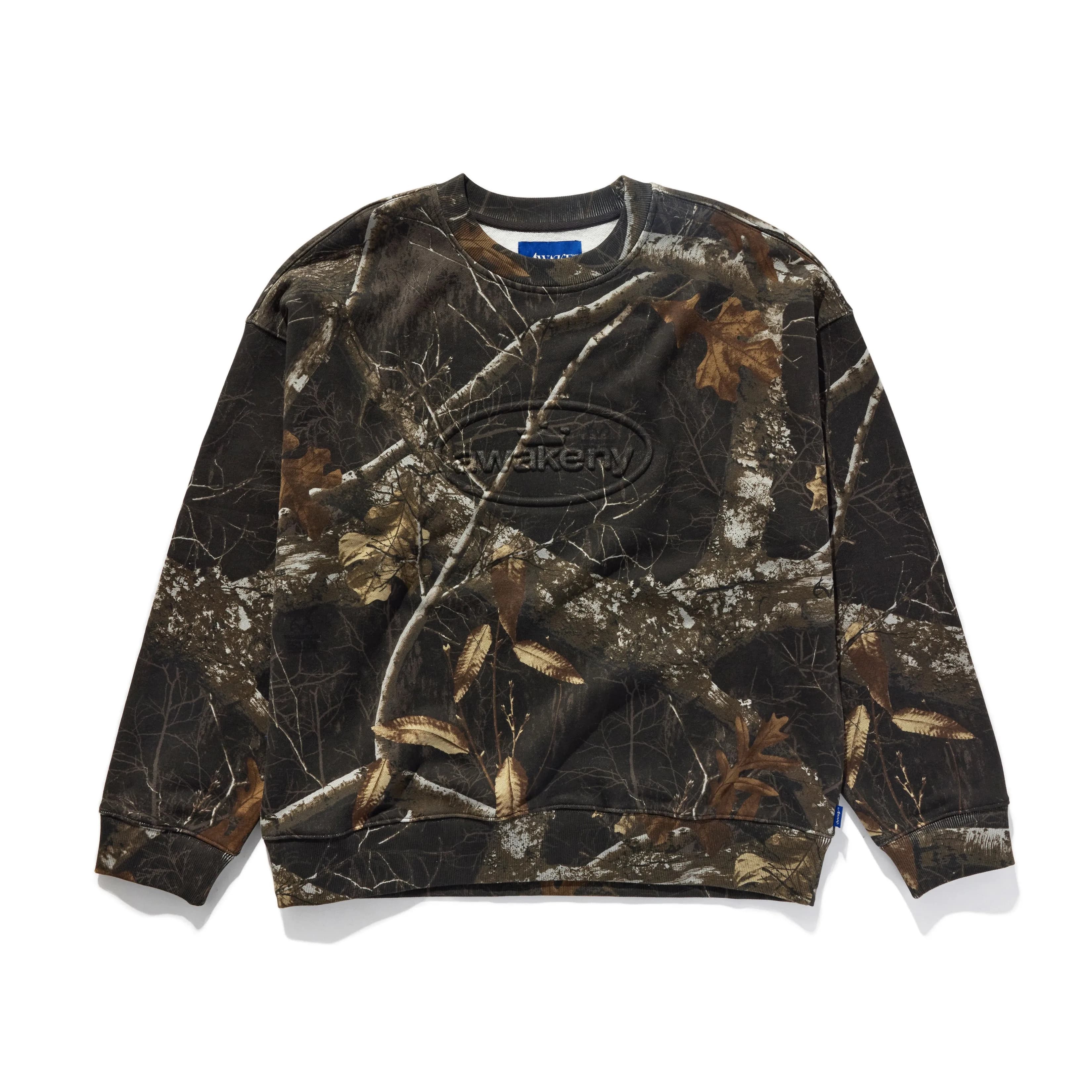 Debossed Logo Crewneck