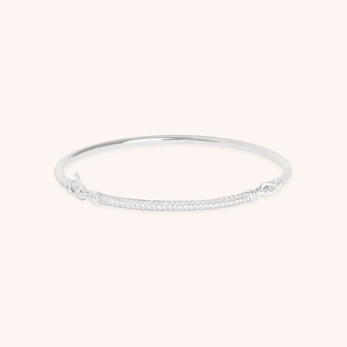 Pavé Knot Bangle