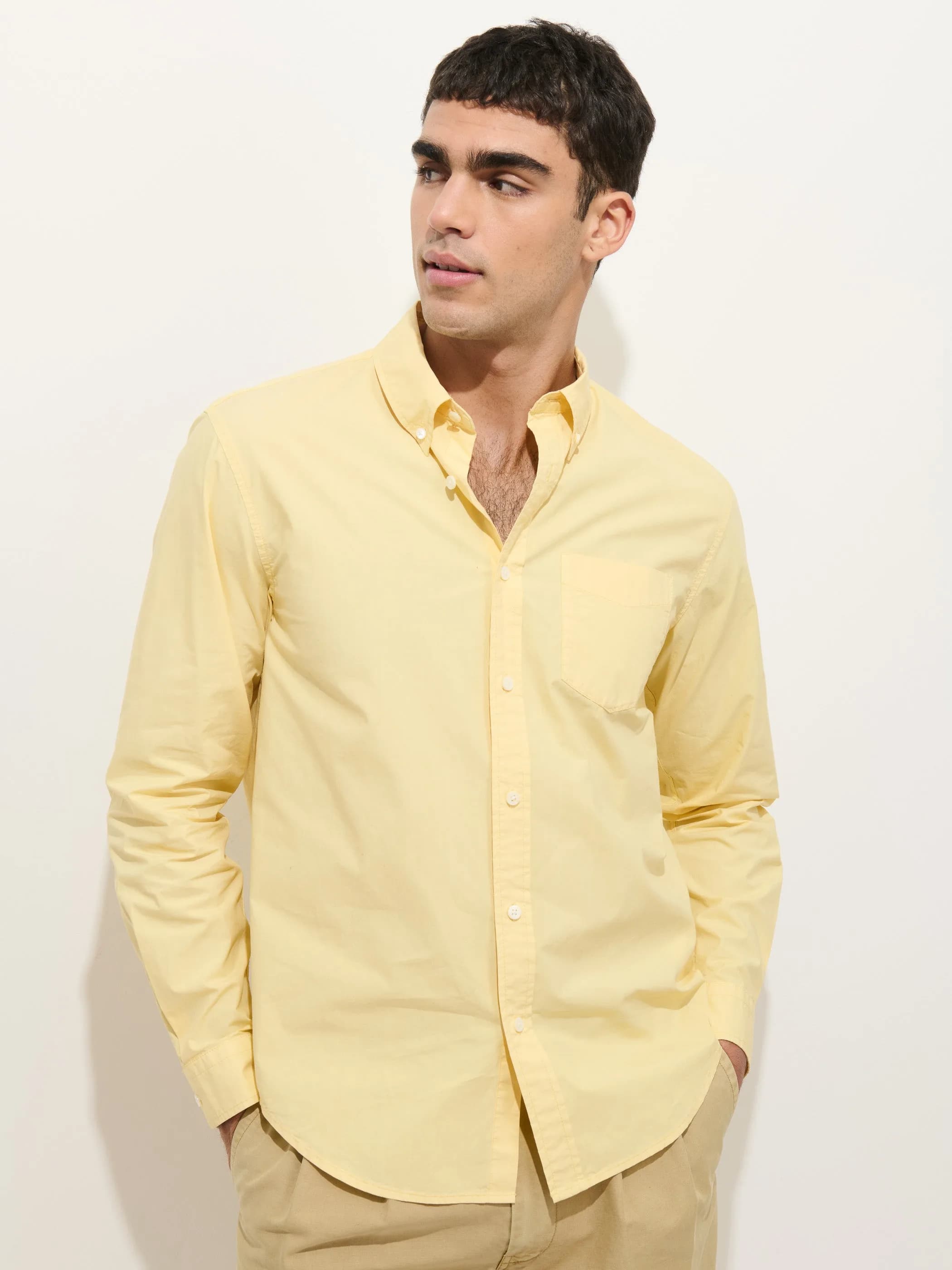 Mill Shirt In Cotton Poplin