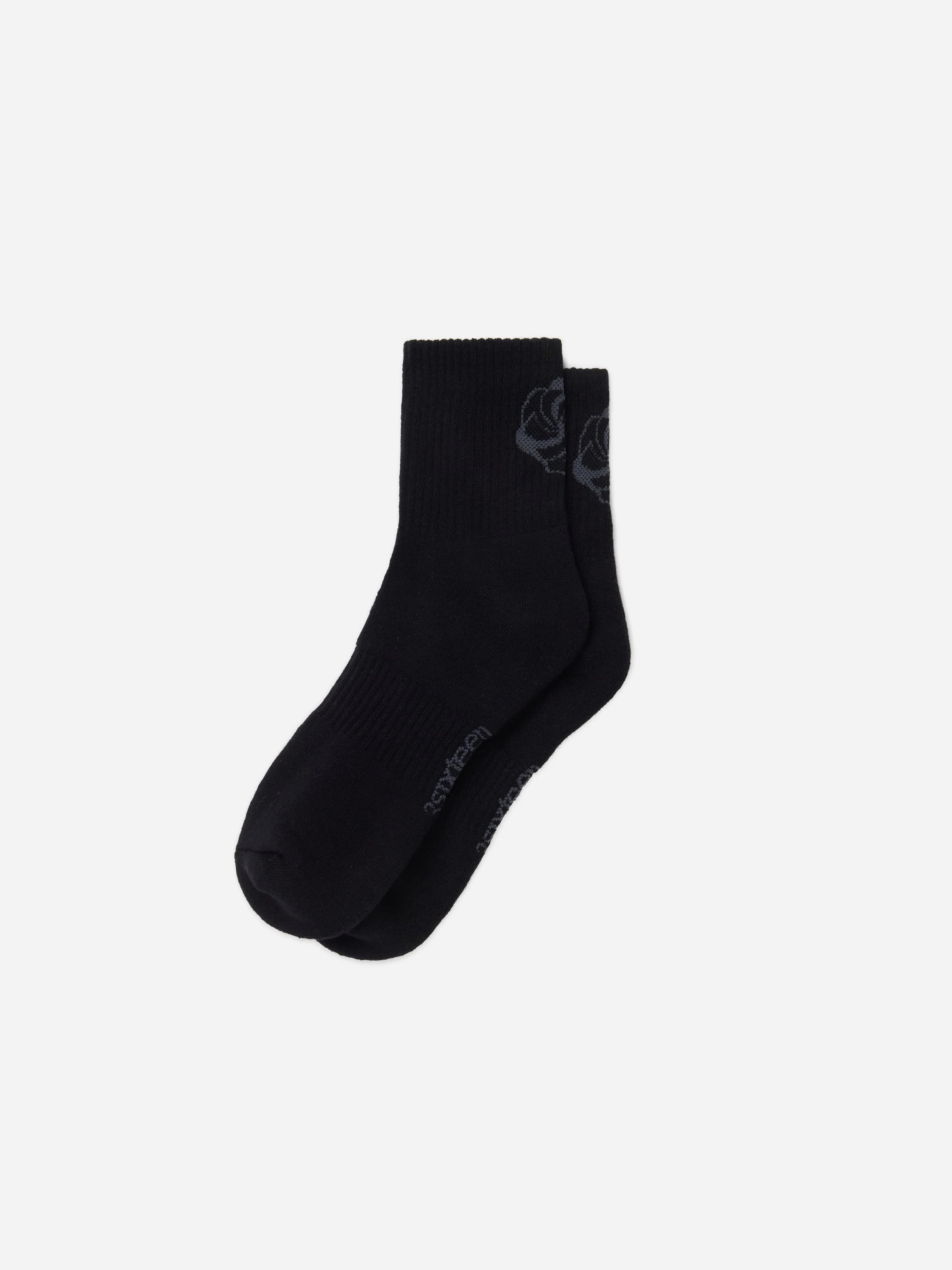 Athletic Quarter Sock ~ Black