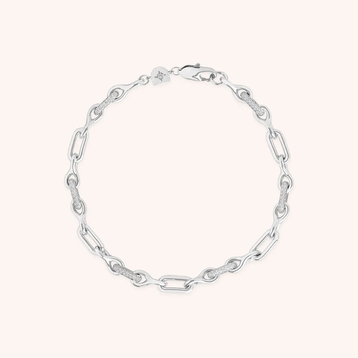 Pavé Chain Link Bracelet