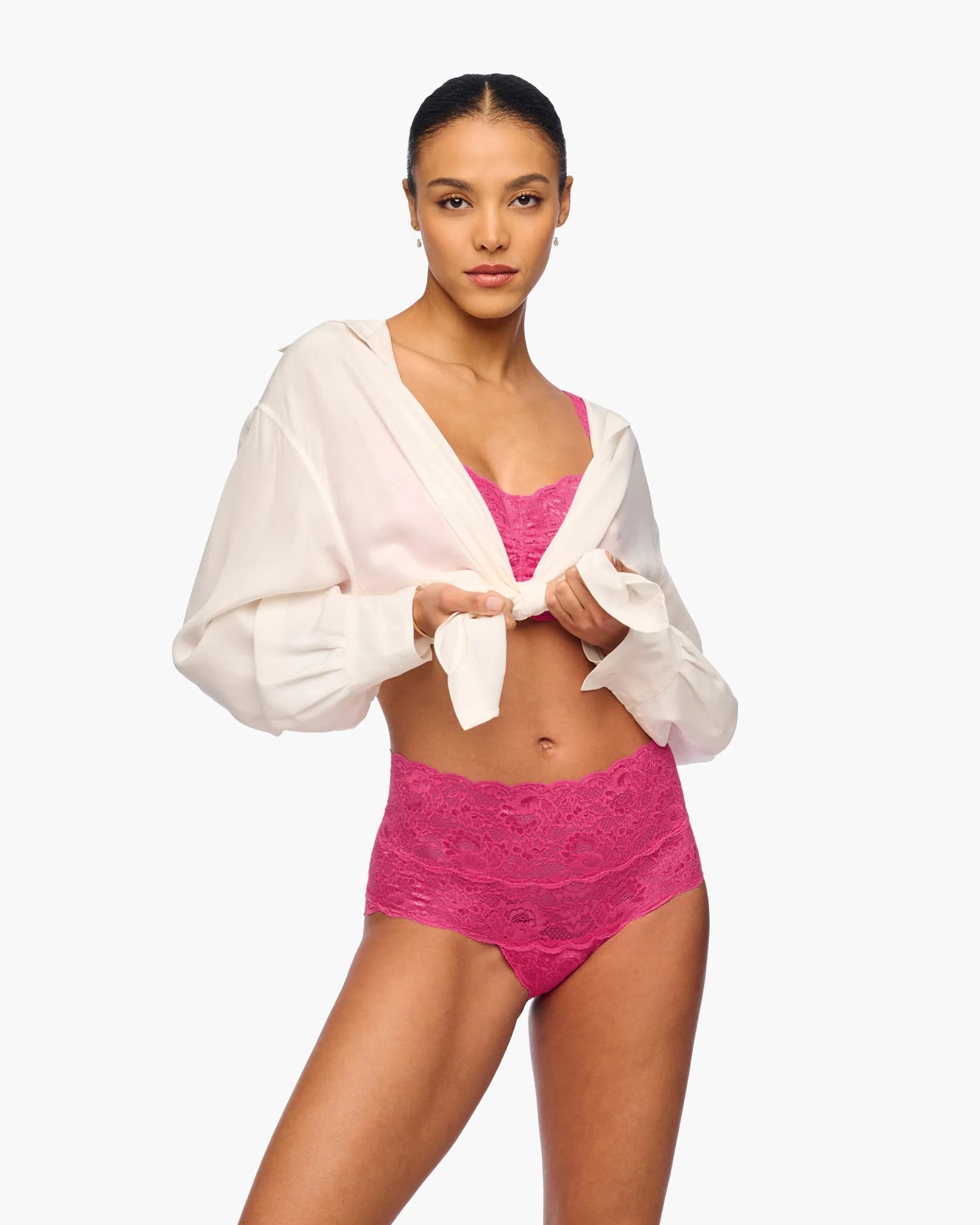 Hochgeschnittener Bikini