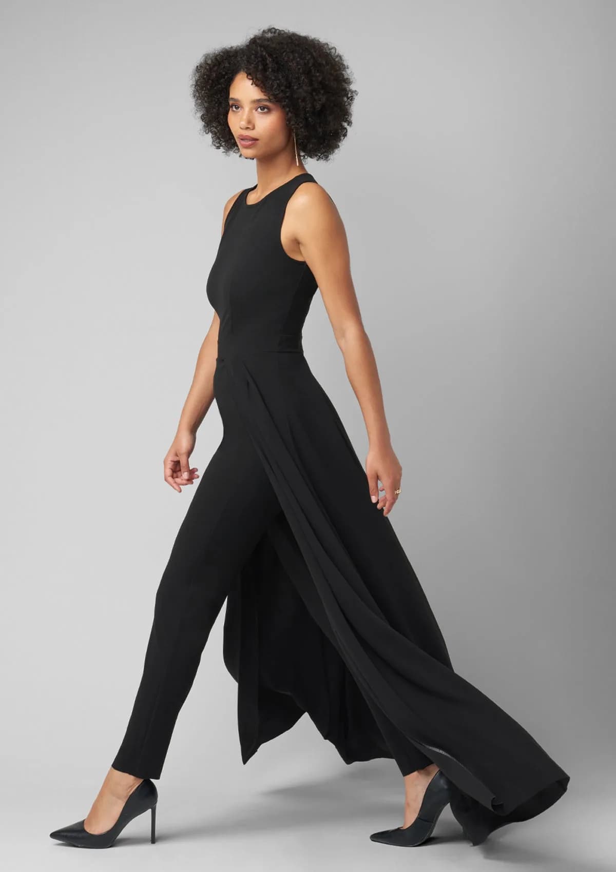 Tall Milan Jumpsuit With Skirt Overlay