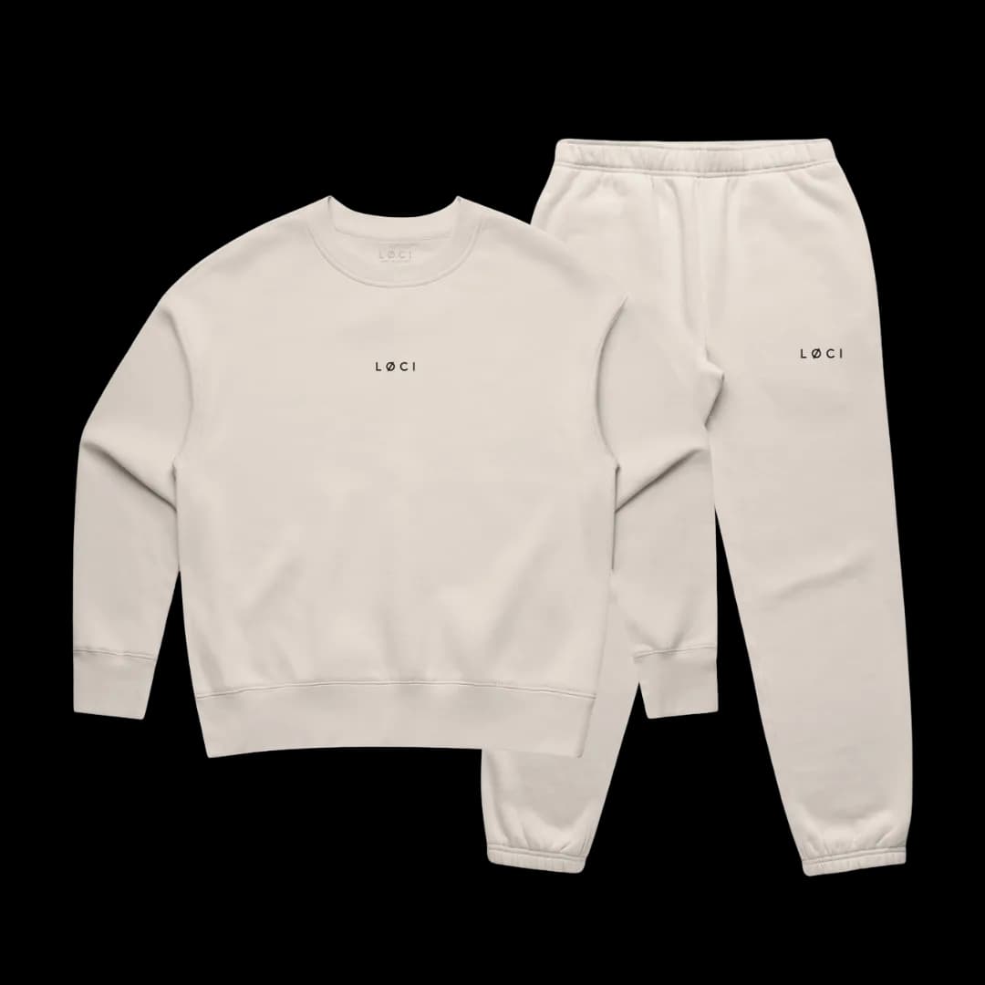 WOMEN'S SWEAT SET - BONE