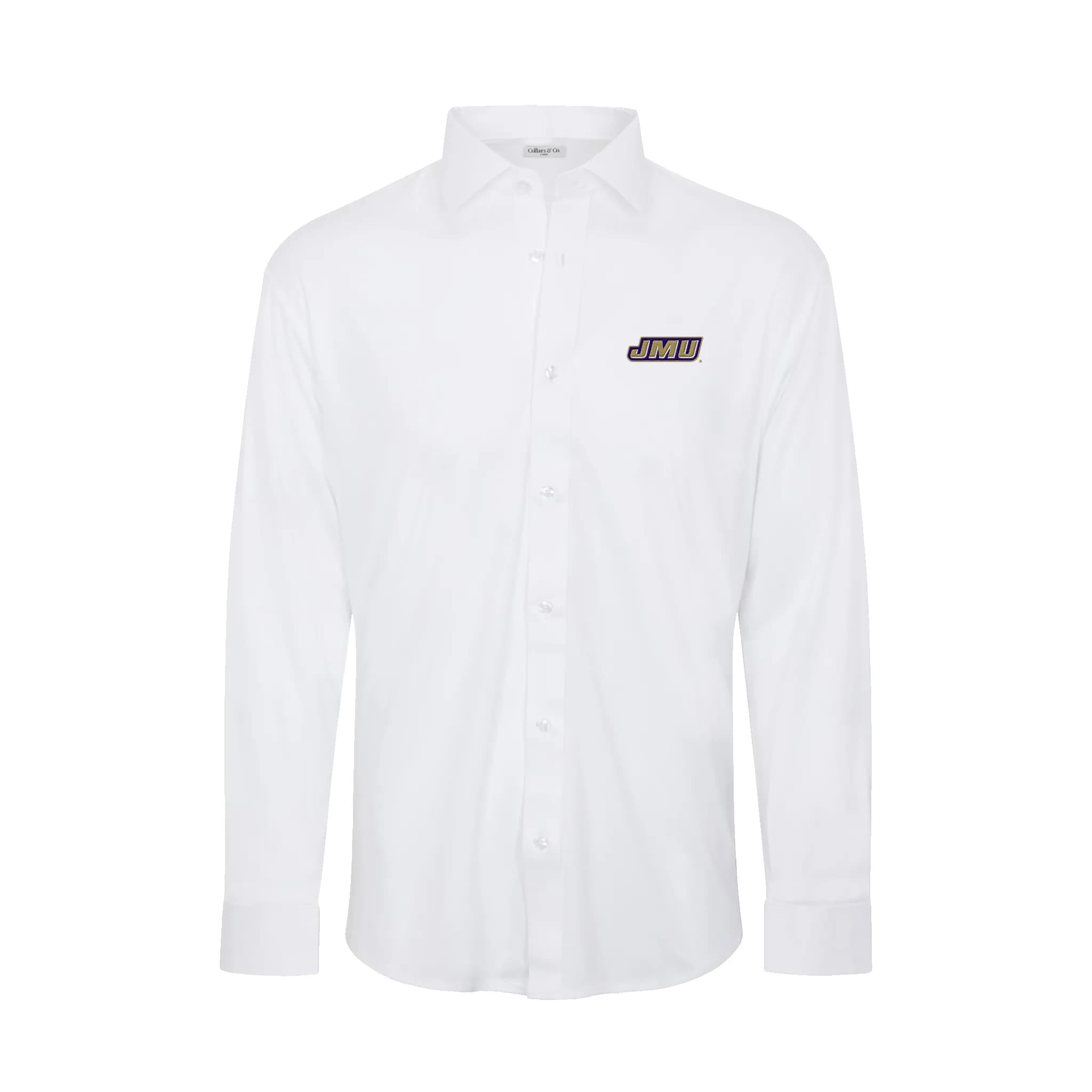 James Madison Quattro Flex Dress Shirt with Semi-Spread Collar