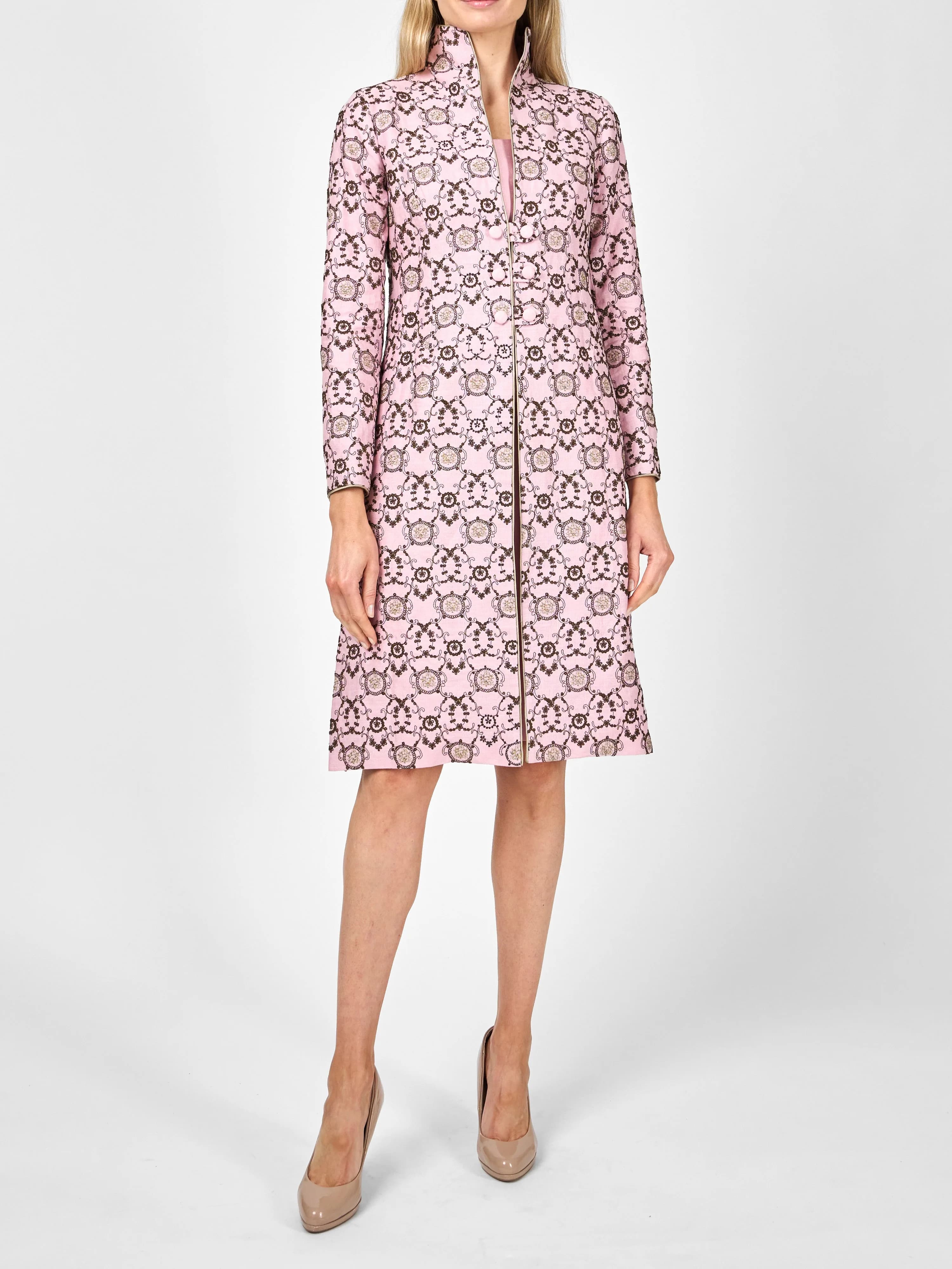 Westminster Coat Antique Pink Charterhouse Linen