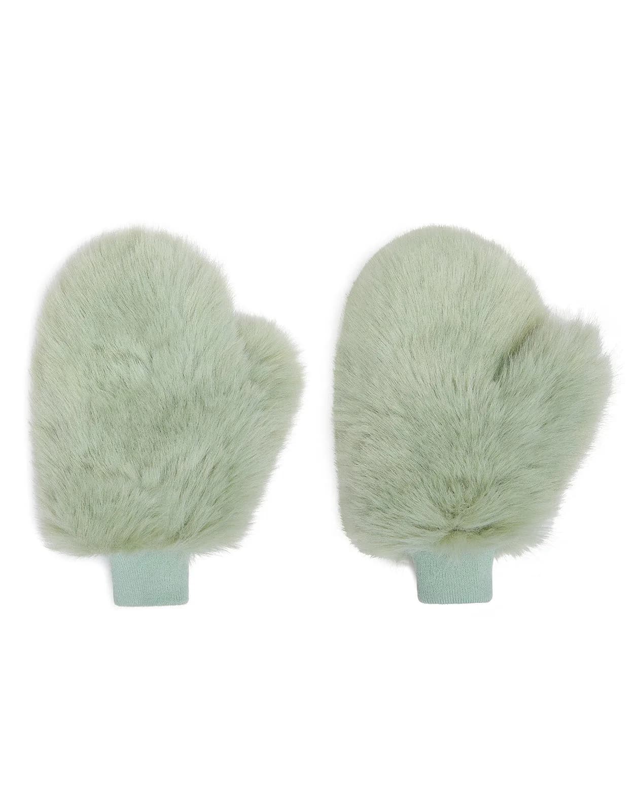 Faux Fur Oversized Mittens