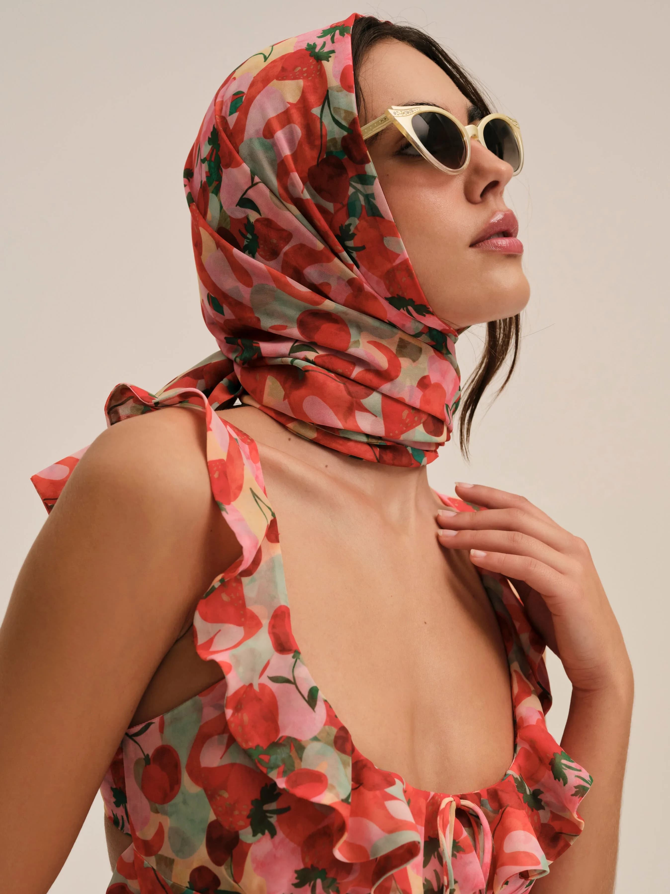Ambrosia Print Headscarf