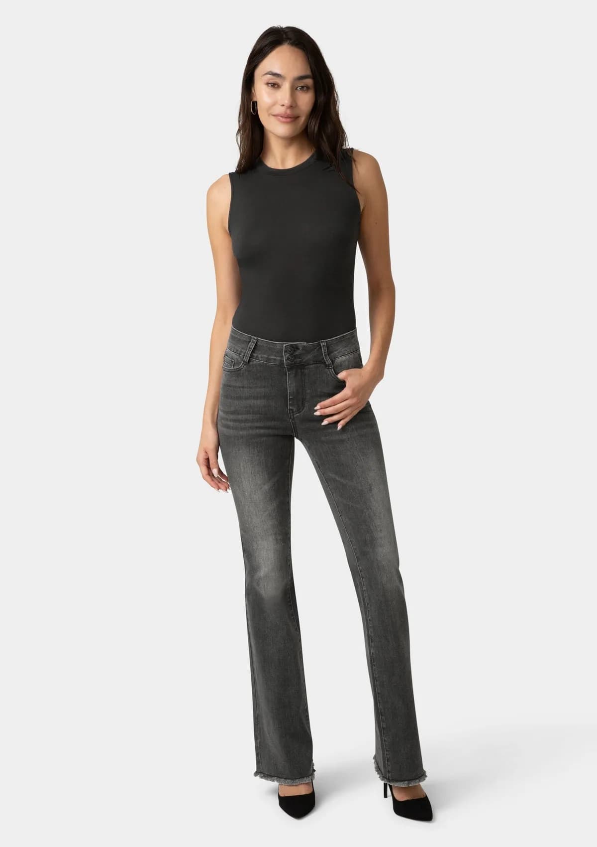 Kellie Mid Rise Bootcut Jeans