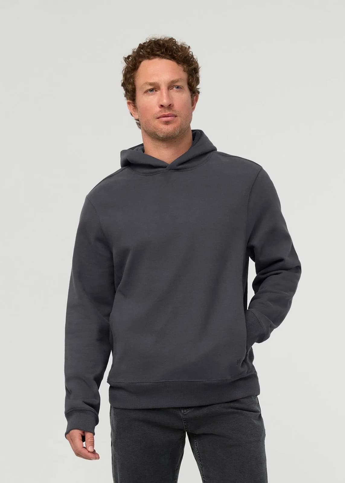 Durasoft Fleece Motion Hoodie - Washed Grey