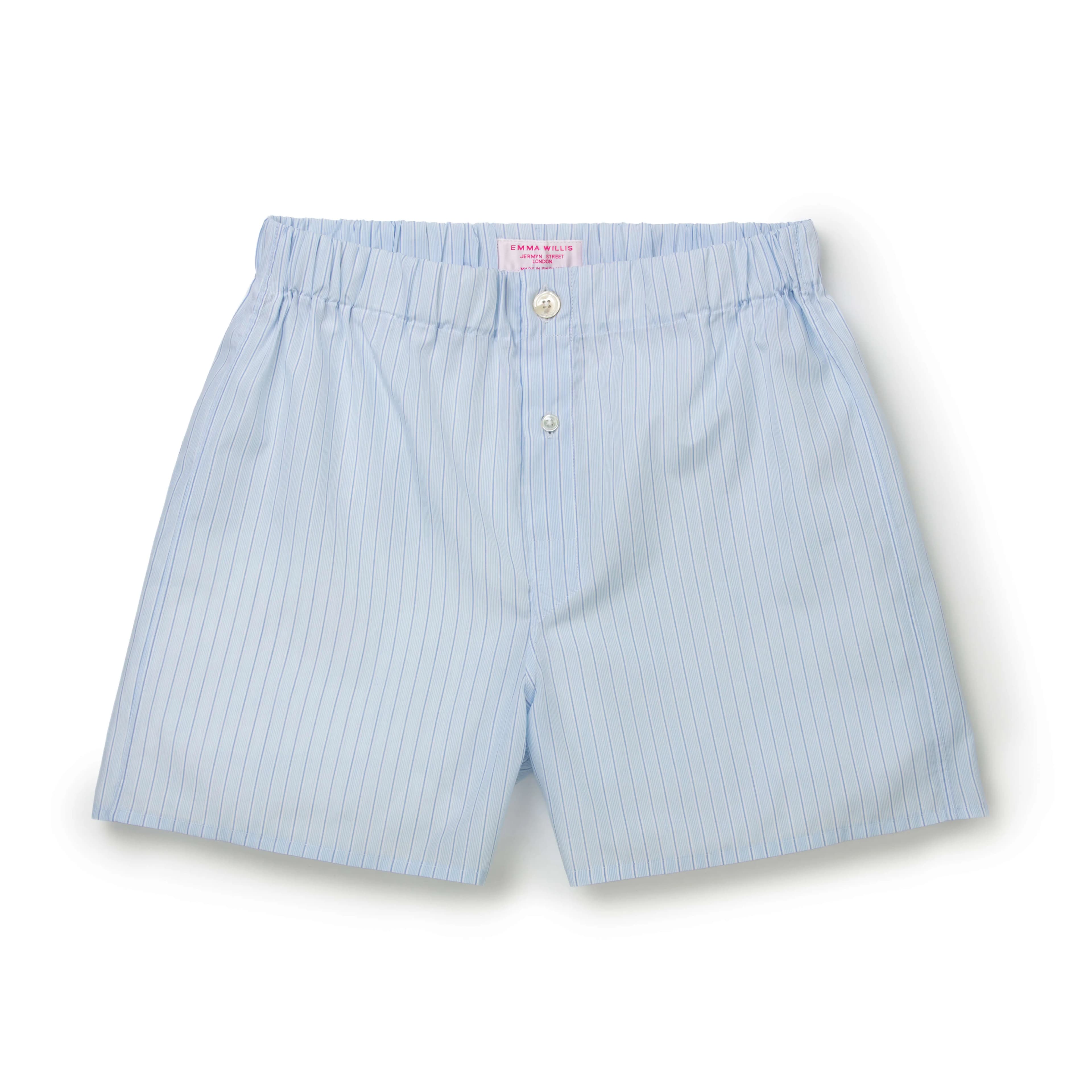 Blue/Sky Music Stripe Slim Fit Boxer Shorts