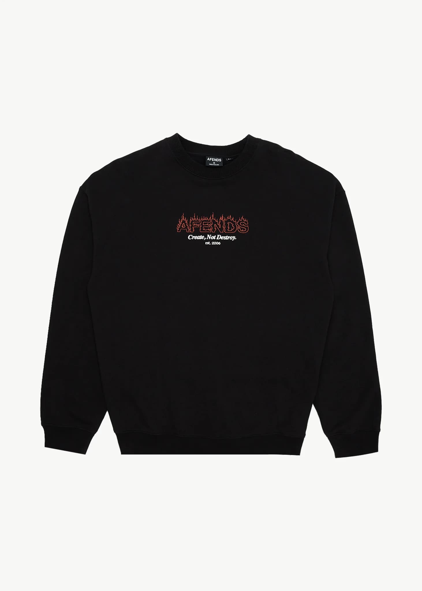 Mens Ember - Crew Neck Jumper - Black