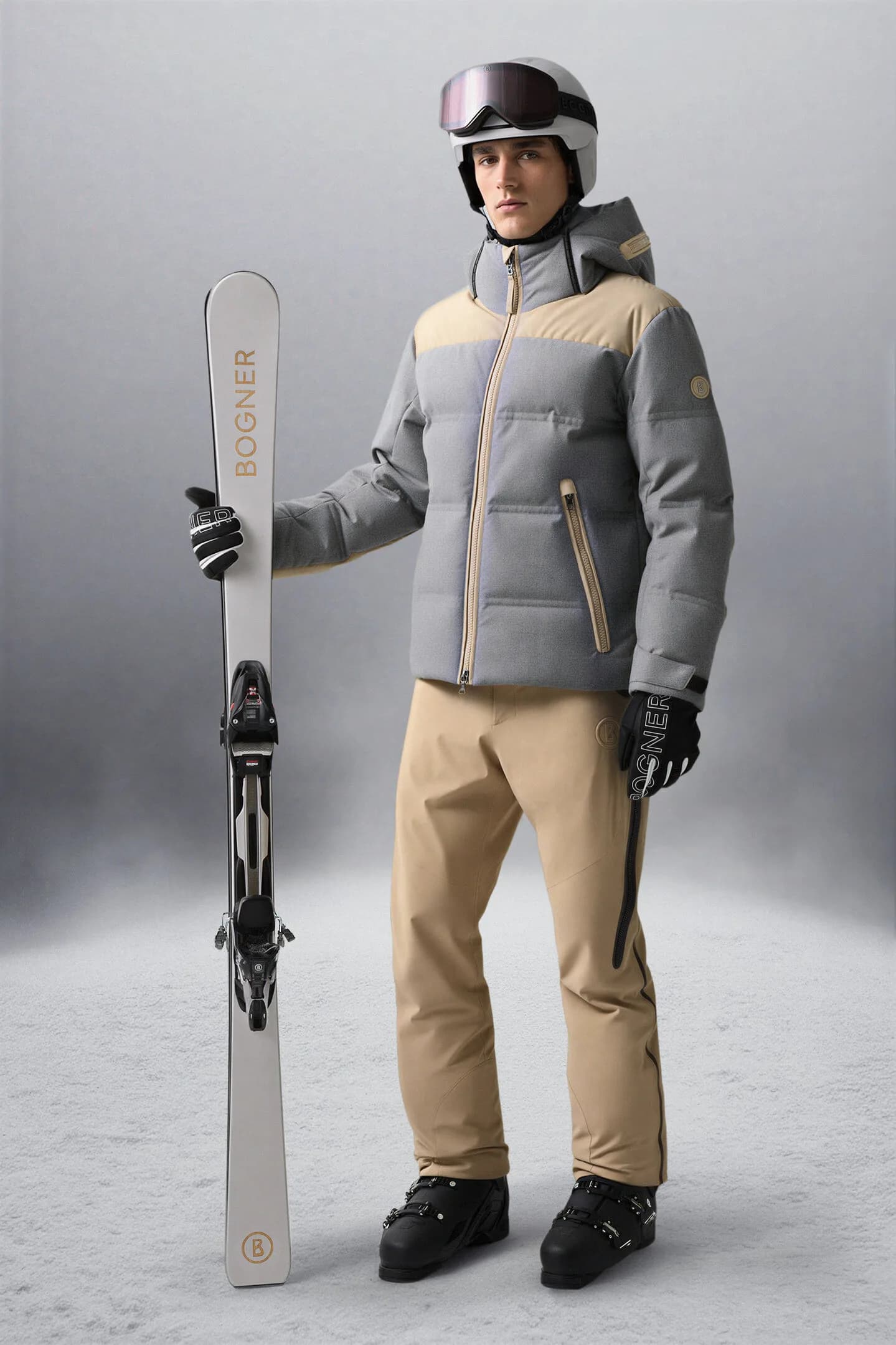 Sport Ski Look Wali Grau/beige Für Herren Loading...